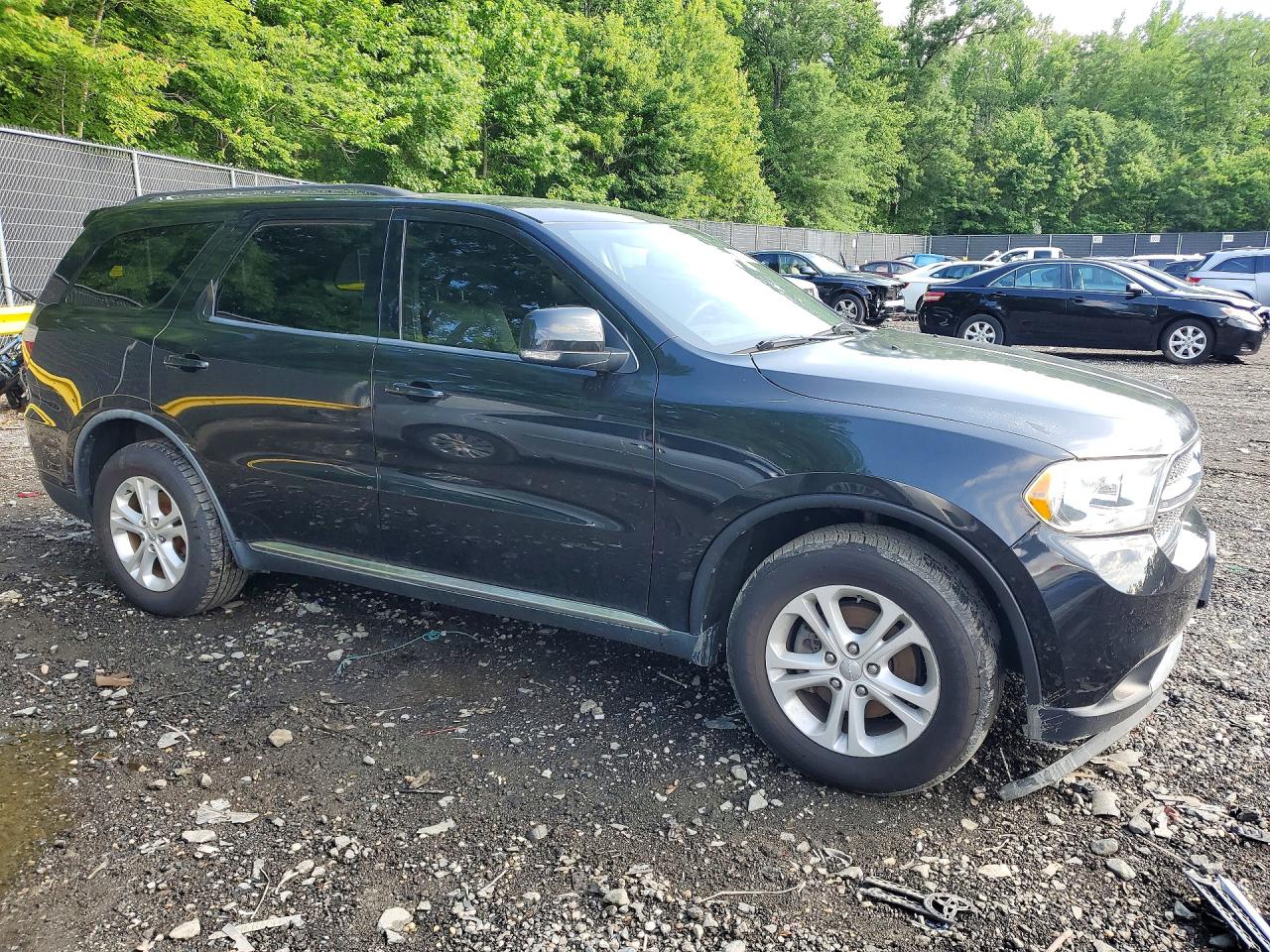 2011 Dodge Durango Crew Black vin: 1D4RE4GG6BC653603