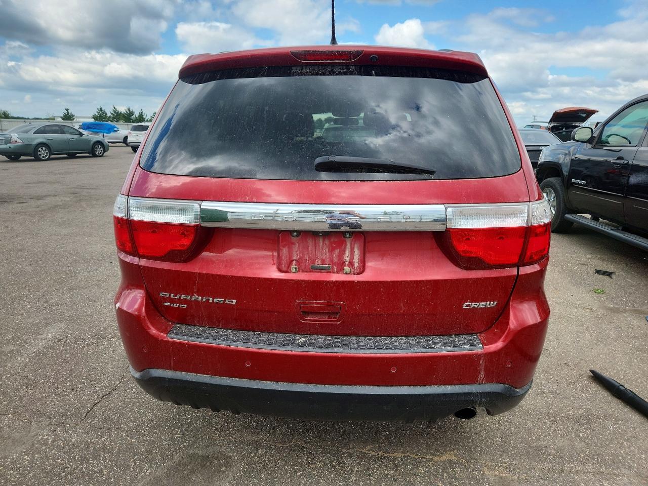2011 Dodge Durango Crew Red vin: 1D4RE4GG6BC653858