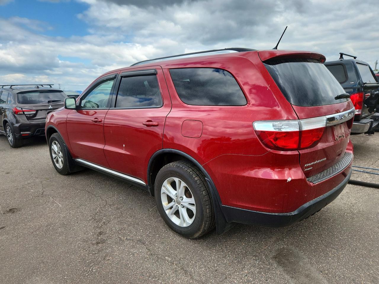 2011 Dodge Durango Crew Red vin: 1D4RE4GG6BC653858