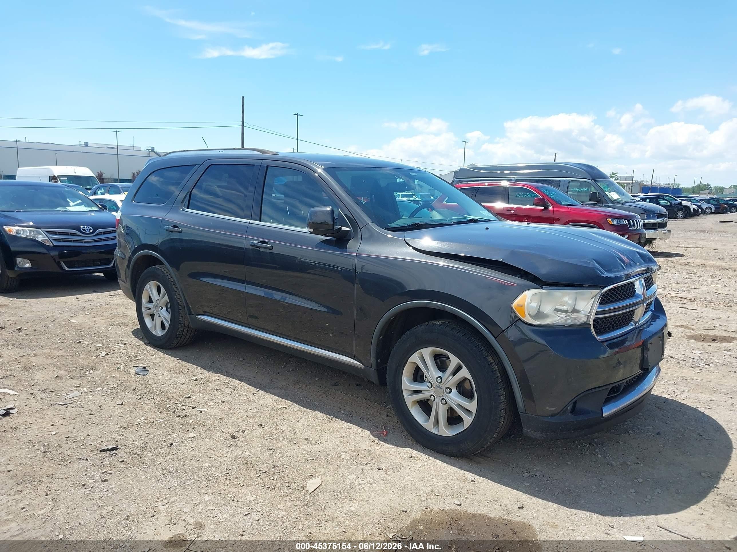 2011 Dodge Durango Crew Gray vin: 1D4RE4GG6BC705005