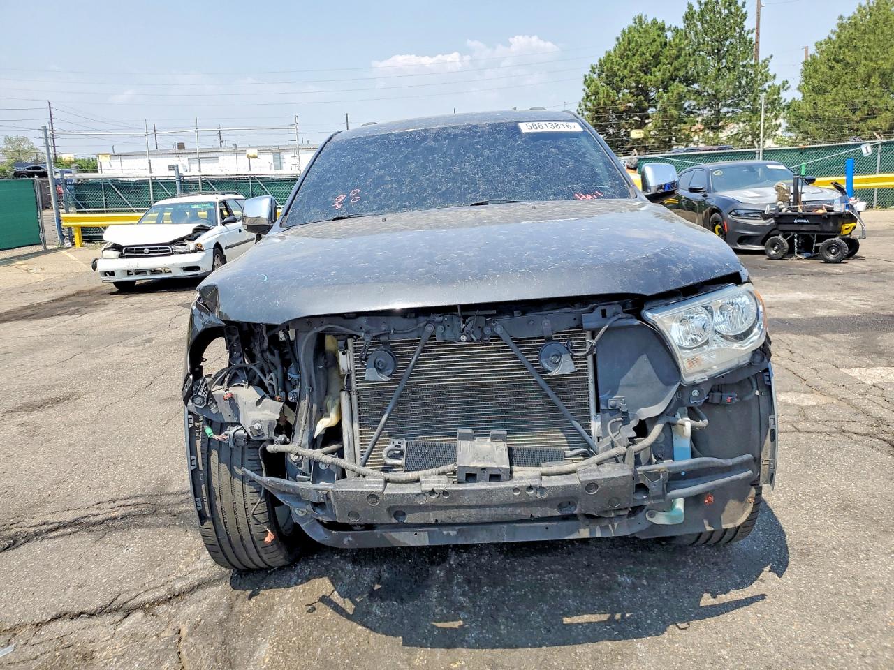 2011 Dodge Durango Crew Gray vin: 1D4RE4GG6BC730986