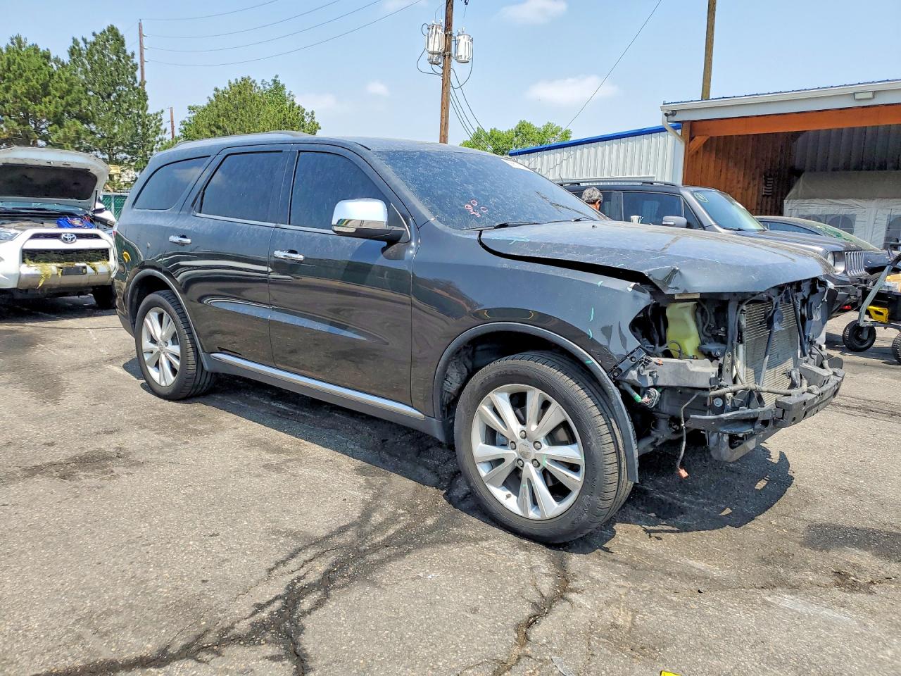 2011 Dodge Durango Crew Gray vin: 1D4RE4GG6BC730986