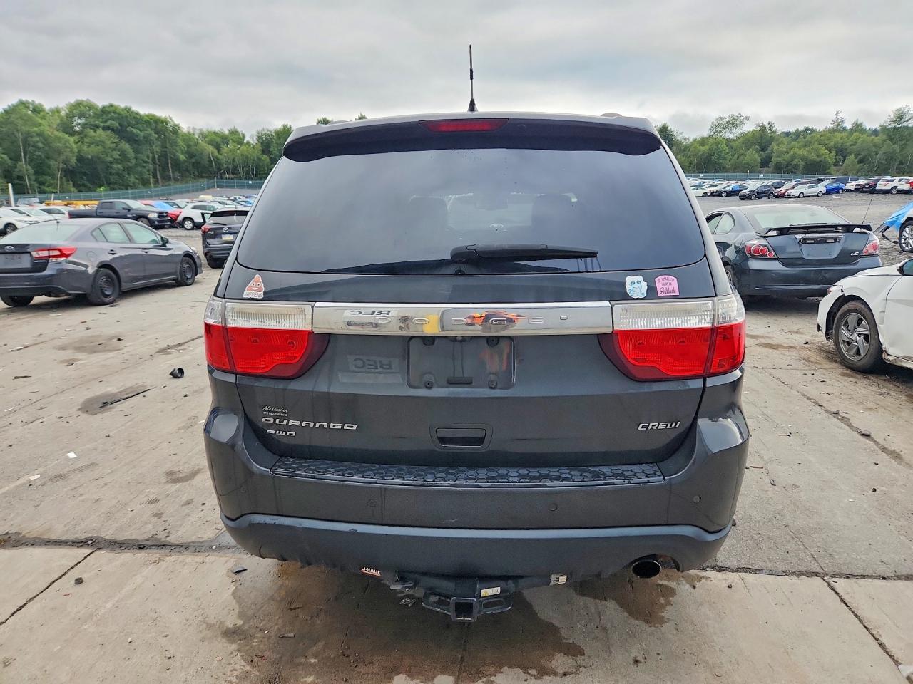 2011 Dodge Durango Crew Charcoal vin: 1D4RE4GG7BC638544