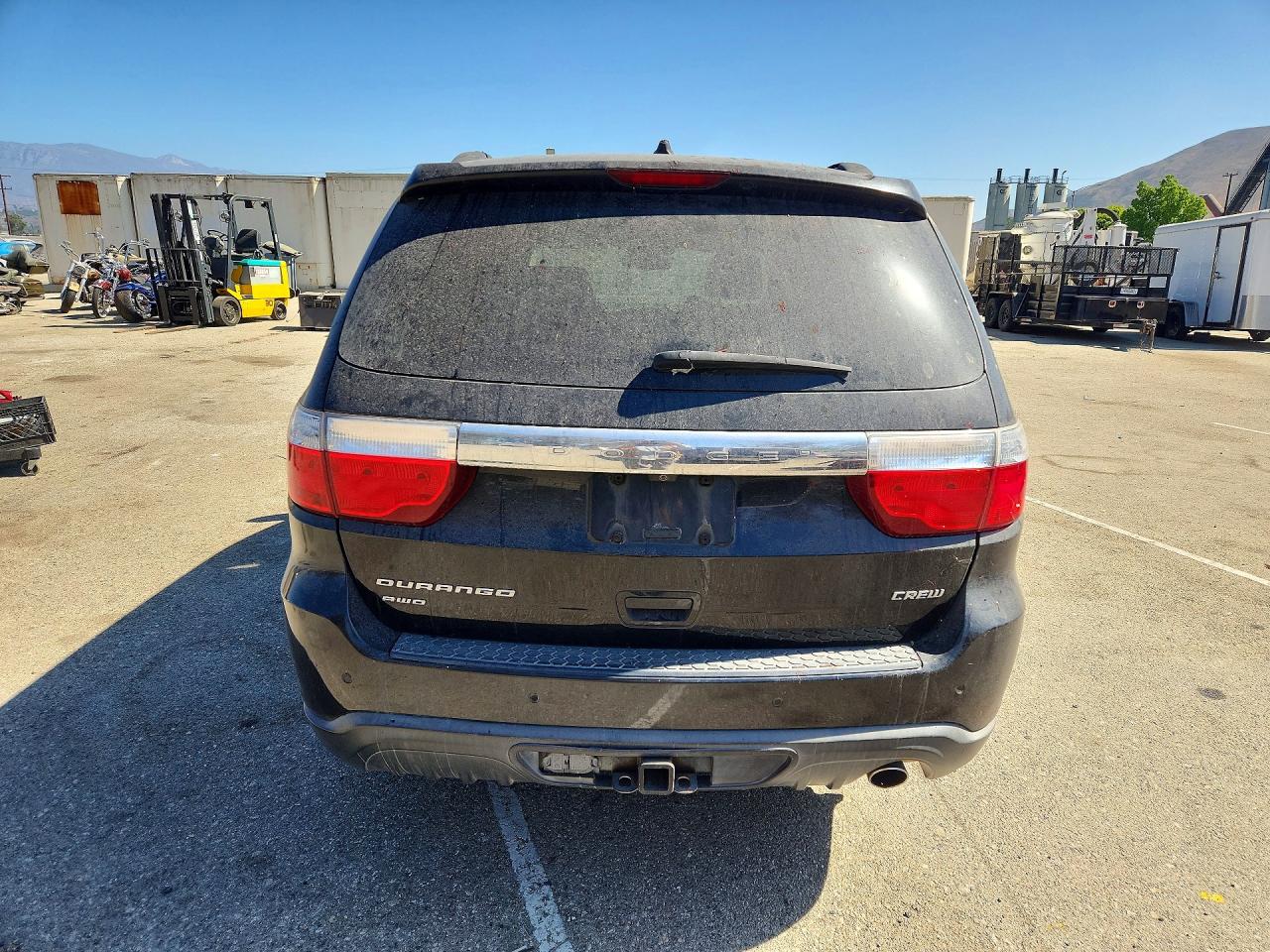 2011 Dodge Durango Crew Black vin: 1D4RE4GG8BC598619