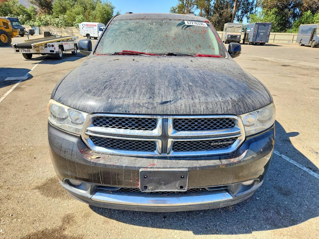 2011 Dodge Durango Crew Black vin: 1D4RE4GG8BC598619