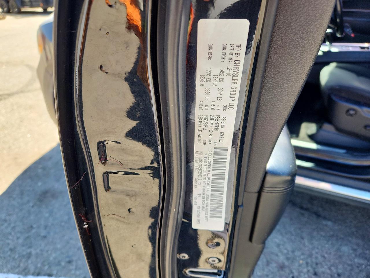 2011 Dodge Durango Crew Black vin: 1D4RE4GG8BC598619