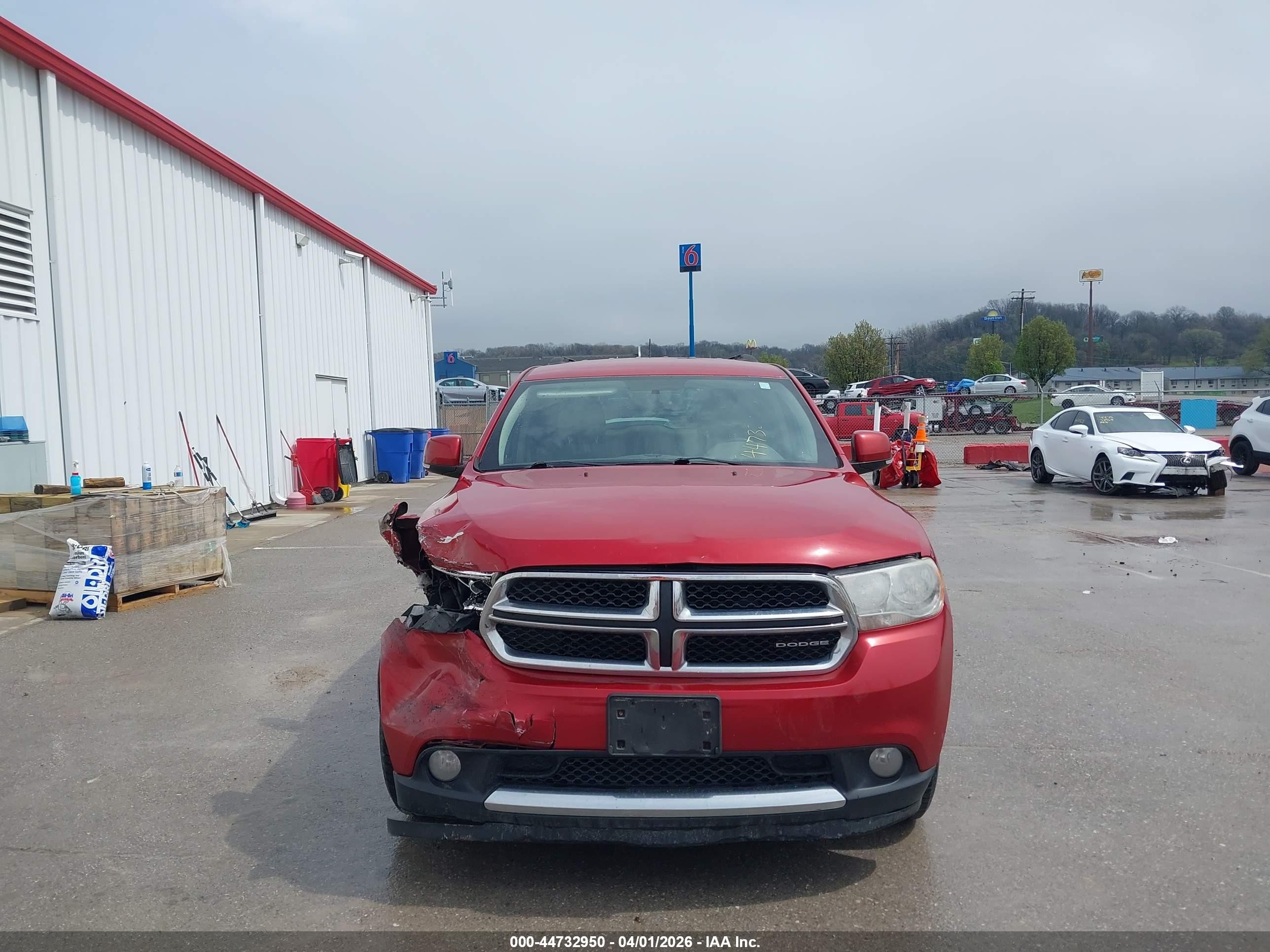 2011 Dodge Durango Crew Red vin: 1D4RE4GG8BC599642