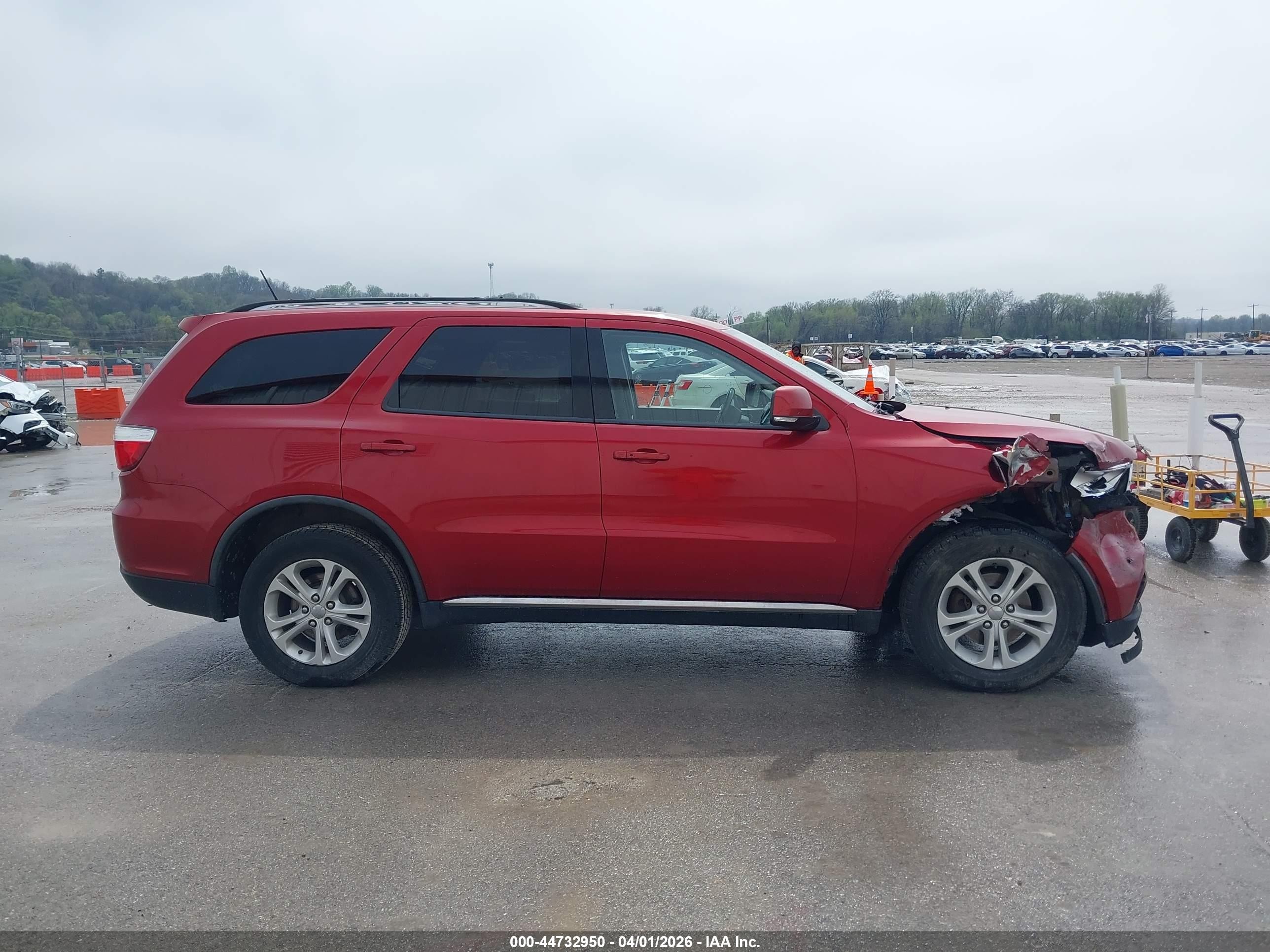 2011 Dodge Durango Crew Red vin: 1D4RE4GG8BC599642