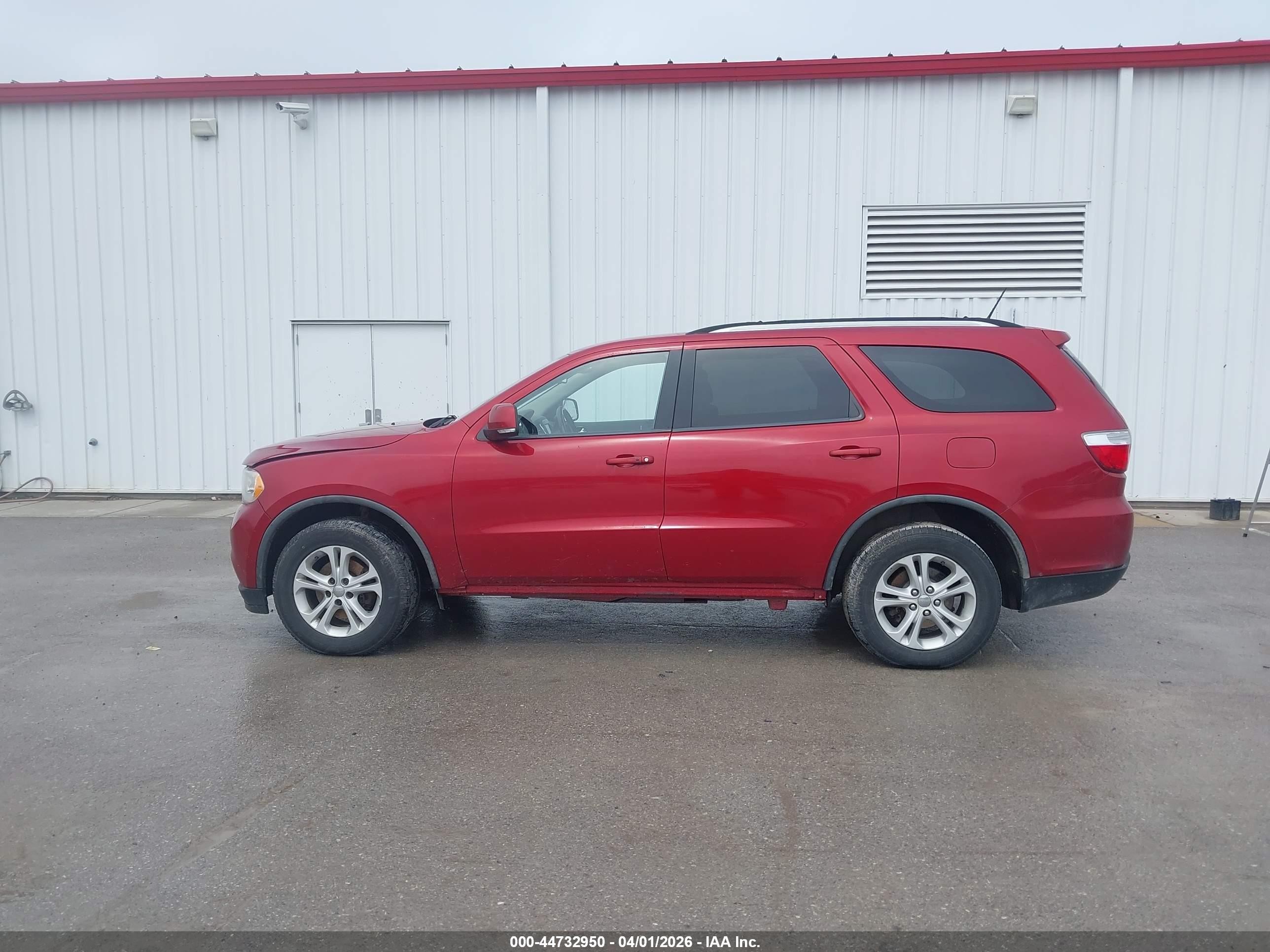 2011 Dodge Durango Crew Red vin: 1D4RE4GG8BC599642
