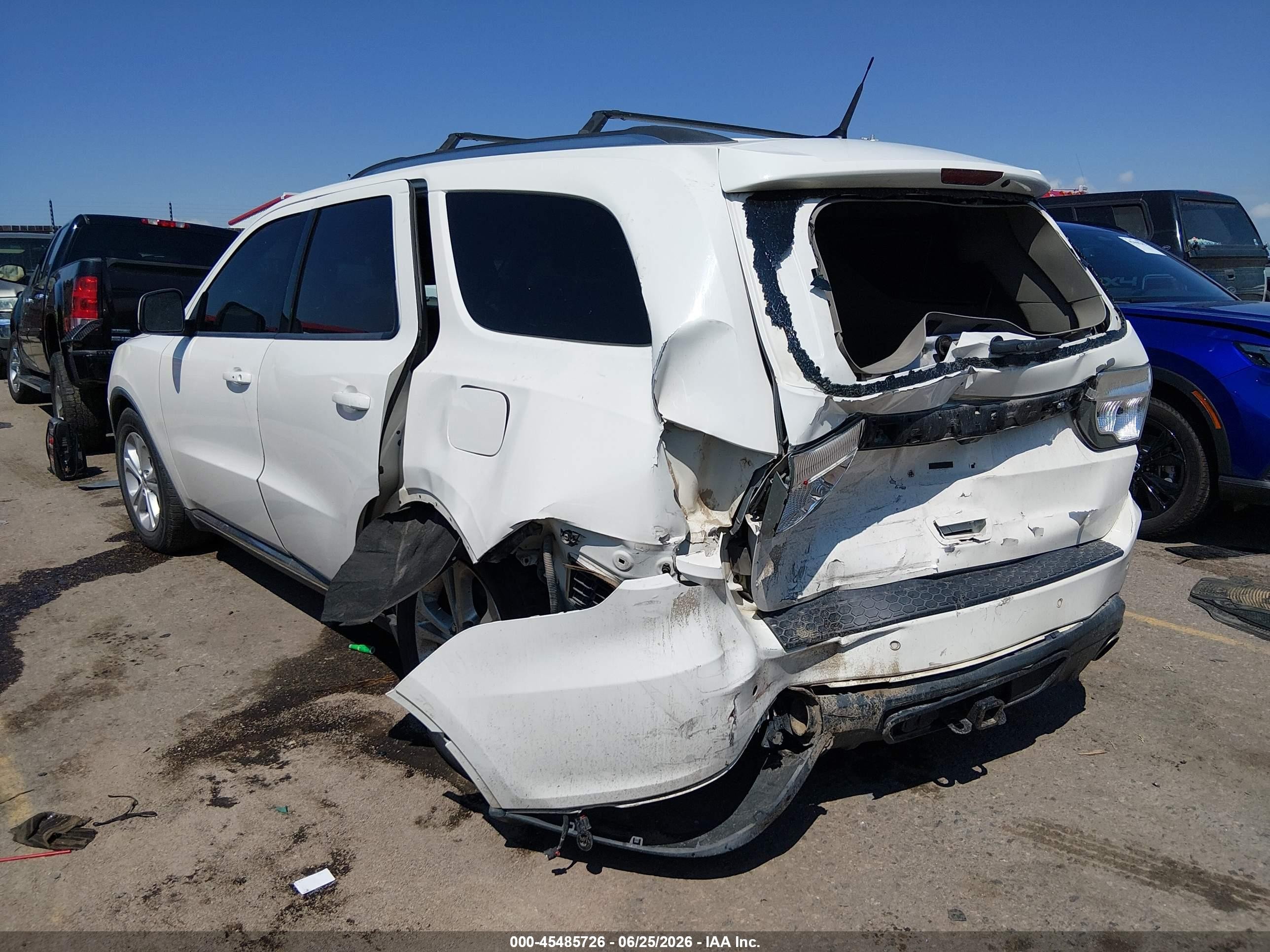 2011 Dodge Durango Crew White vin: 1D4RE4GG8BC660472