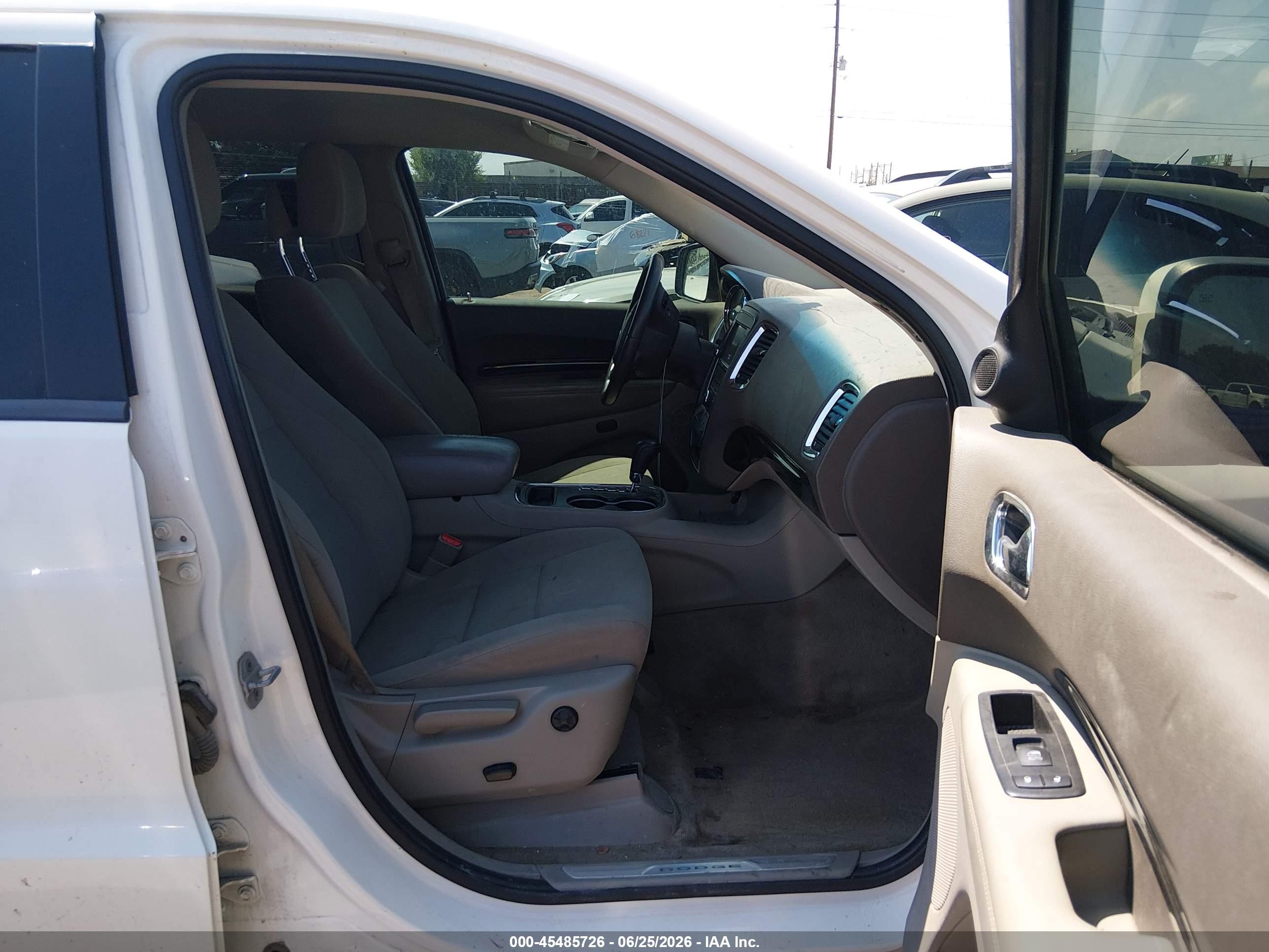 2011 Dodge Durango Crew White vin: 1D4RE4GG8BC660472