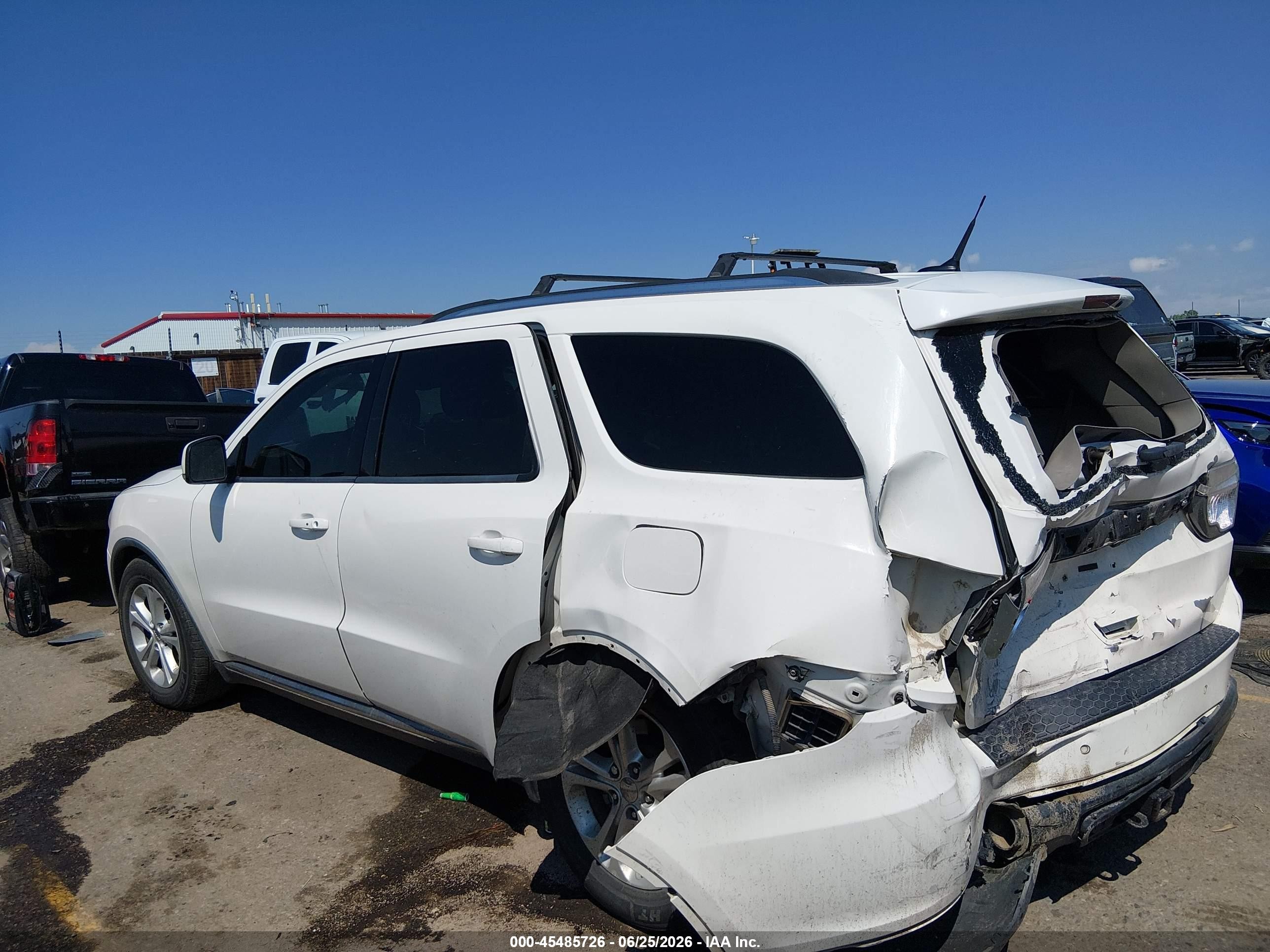 2011 Dodge Durango Crew White vin: 1D4RE4GG8BC660472