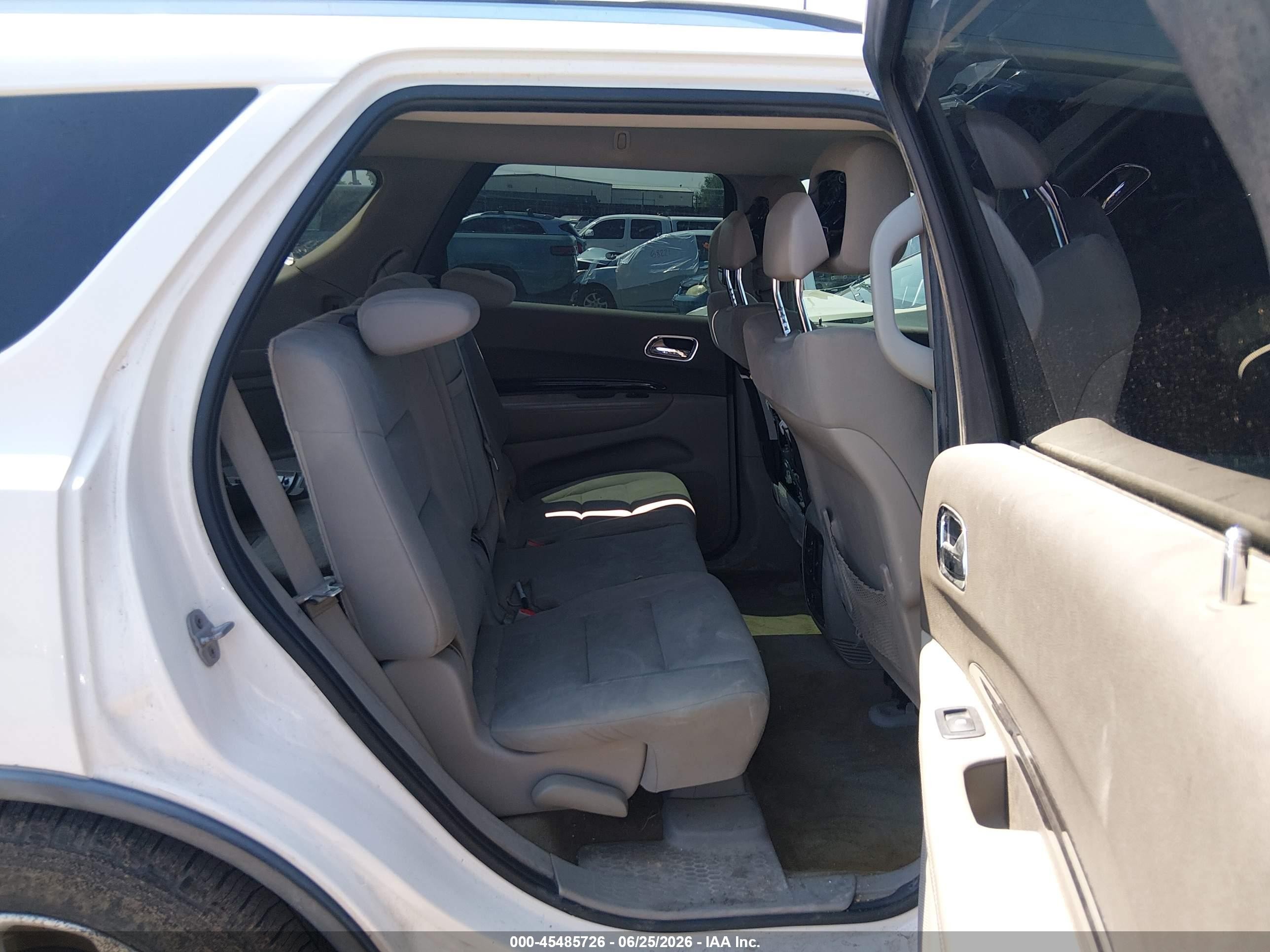 2011 Dodge Durango Crew White vin: 1D4RE4GG8BC660472