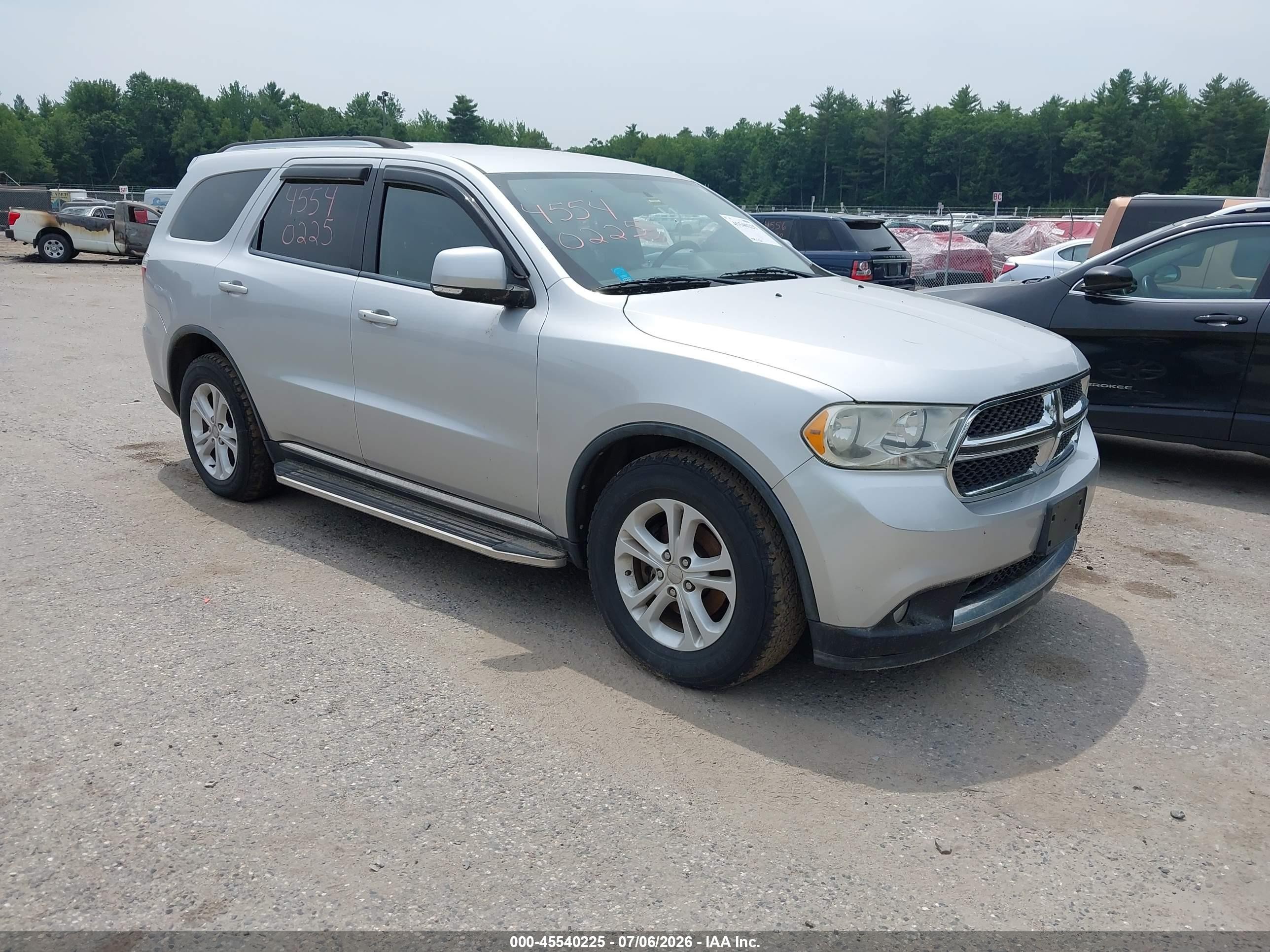 2011 Dodge Durango Crew Серебряный vin: 1D4RE4GG8BC660567