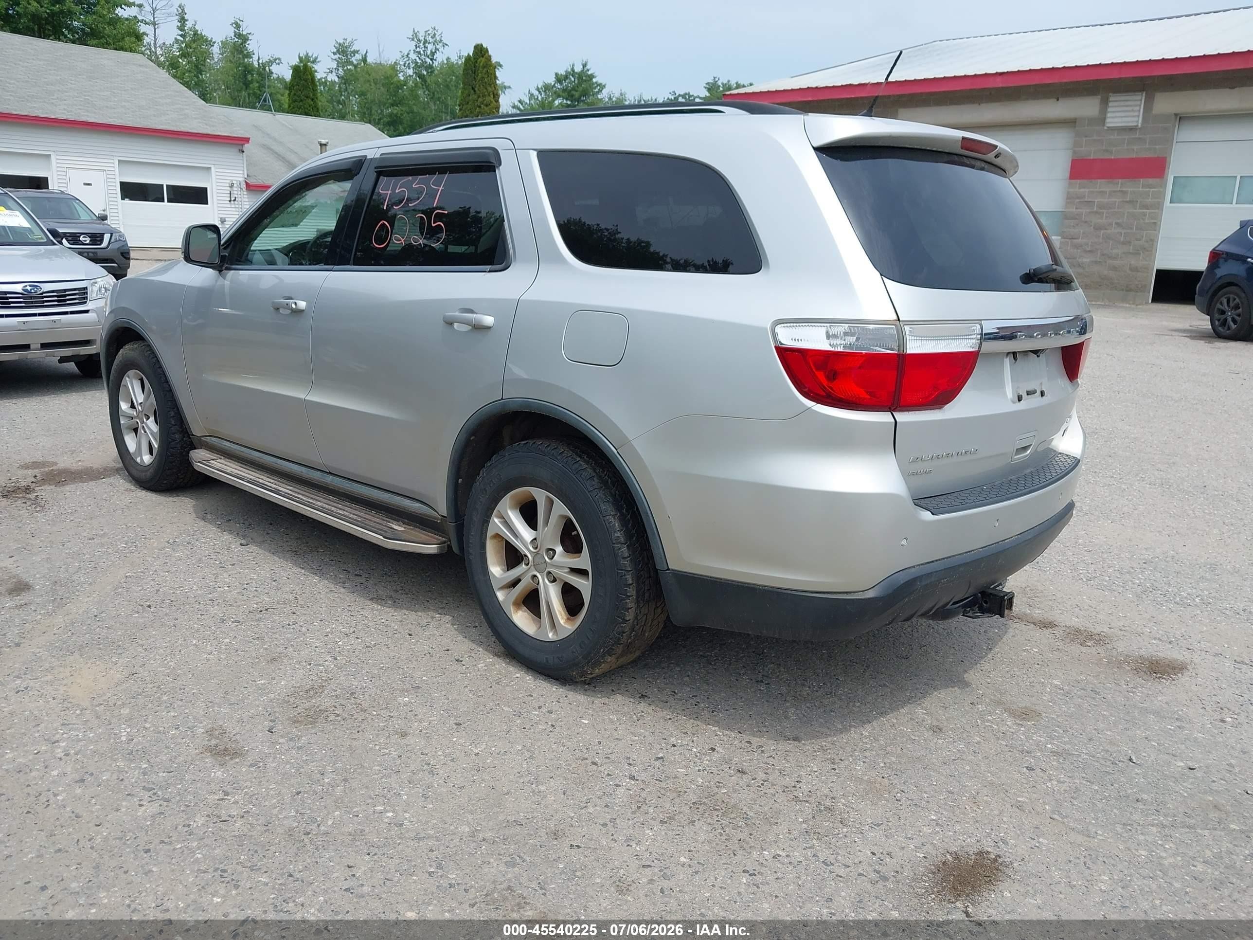 2011 Dodge Durango Crew Серебряный vin: 1D4RE4GG8BC660567