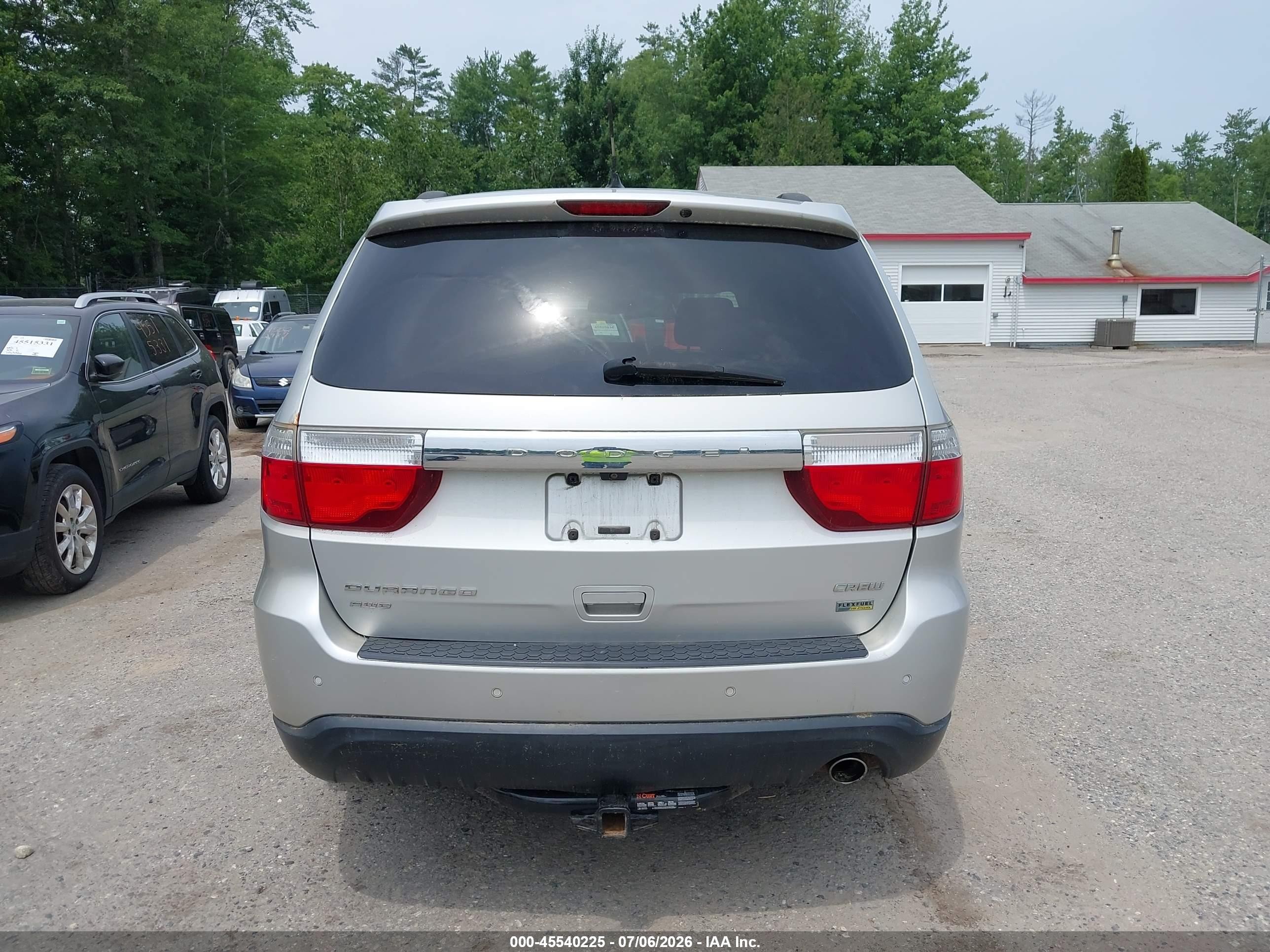 2011 Dodge Durango Crew Серебряный vin: 1D4RE4GG8BC660567