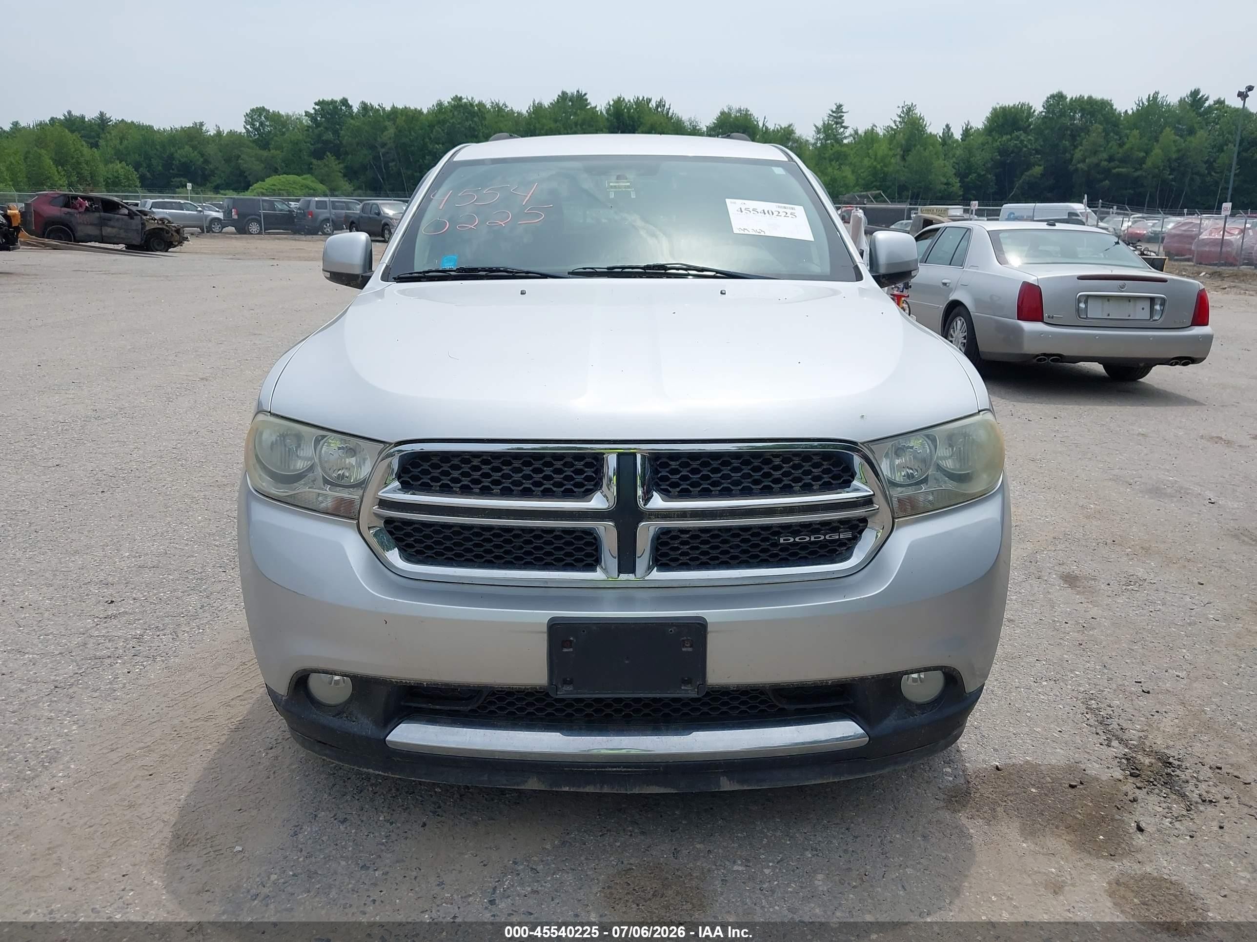 2011 Dodge Durango Crew Серебряный vin: 1D4RE4GG8BC660567