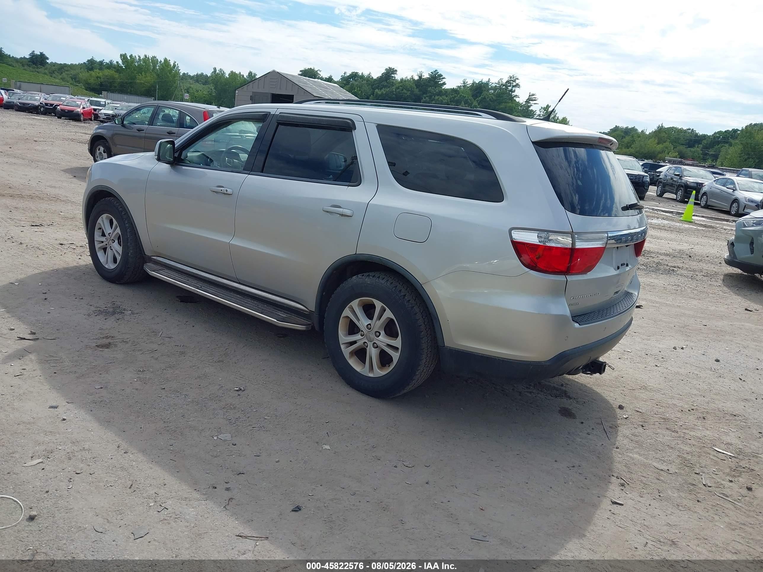 2011 Dodge Durango Crew Silver vin: 1D4RE4GG8BC660567
