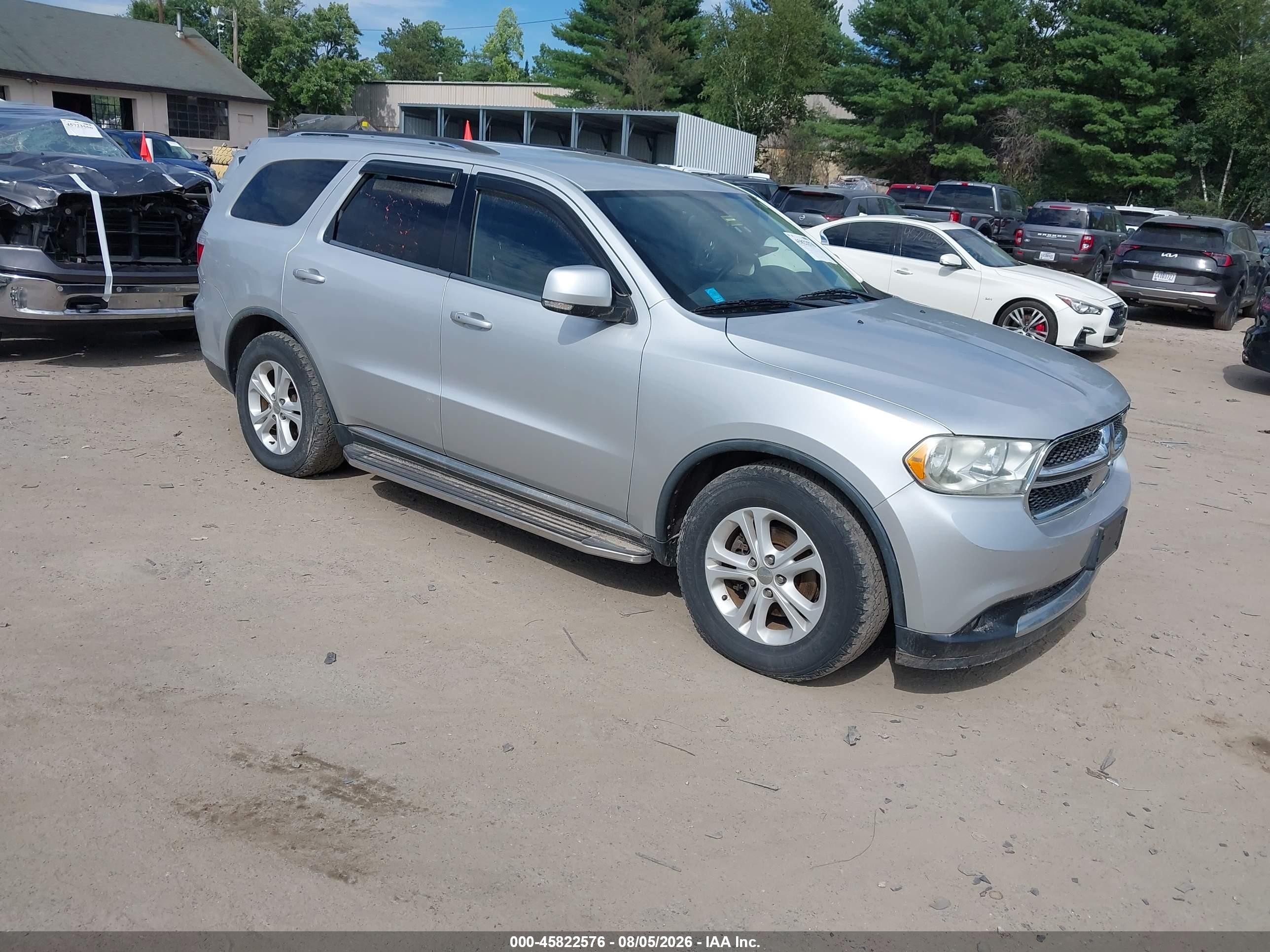 2011 Dodge Durango Crew Silver vin: 1D4RE4GG8BC660567