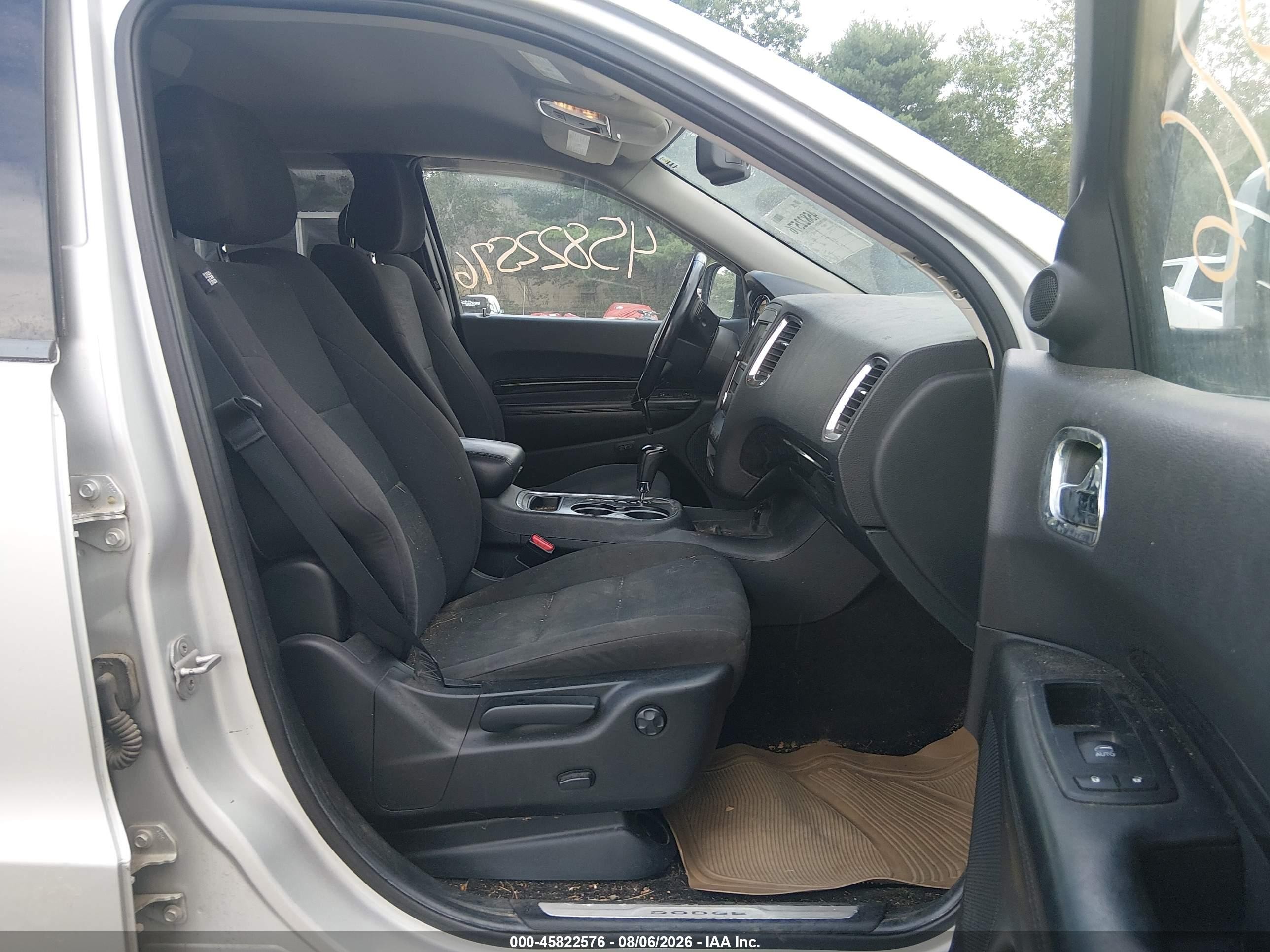 2011 Dodge Durango Crew Silver vin: 1D4RE4GG8BC660567