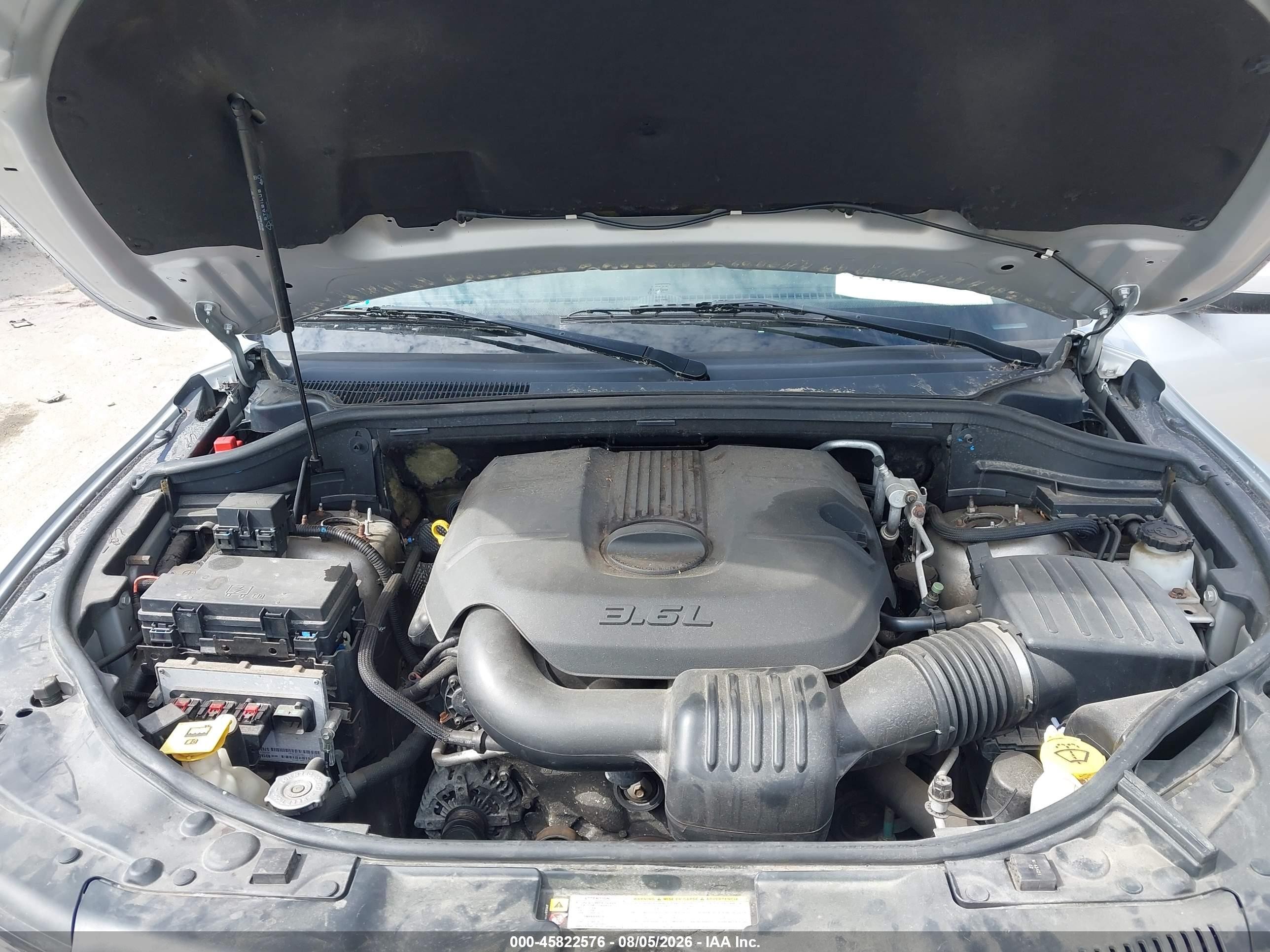 2011 Dodge Durango Crew Silver vin: 1D4RE4GG8BC660567