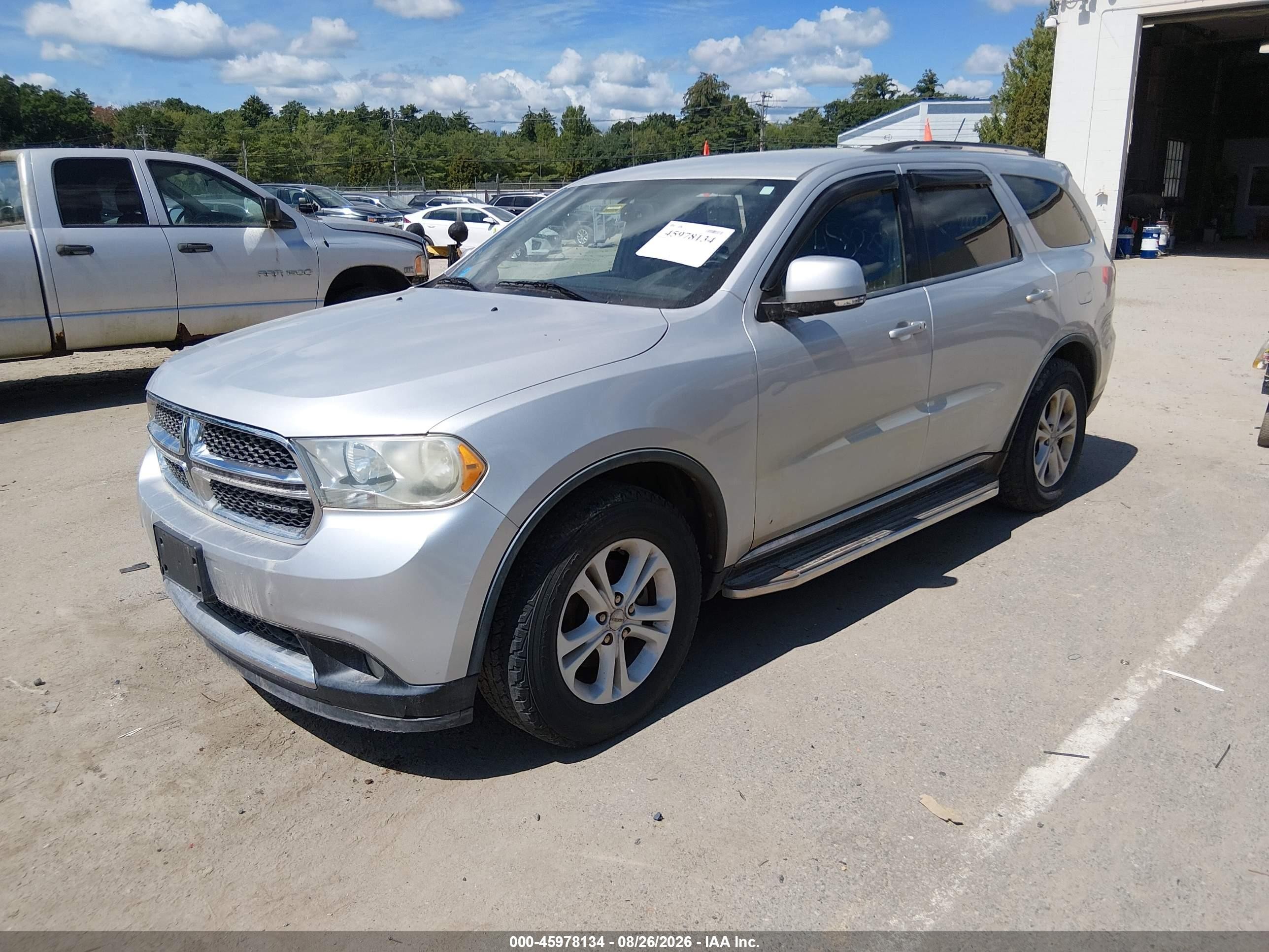 2011 Dodge Durango Crew Серебряный vin: 1D4RE4GG8BC660567