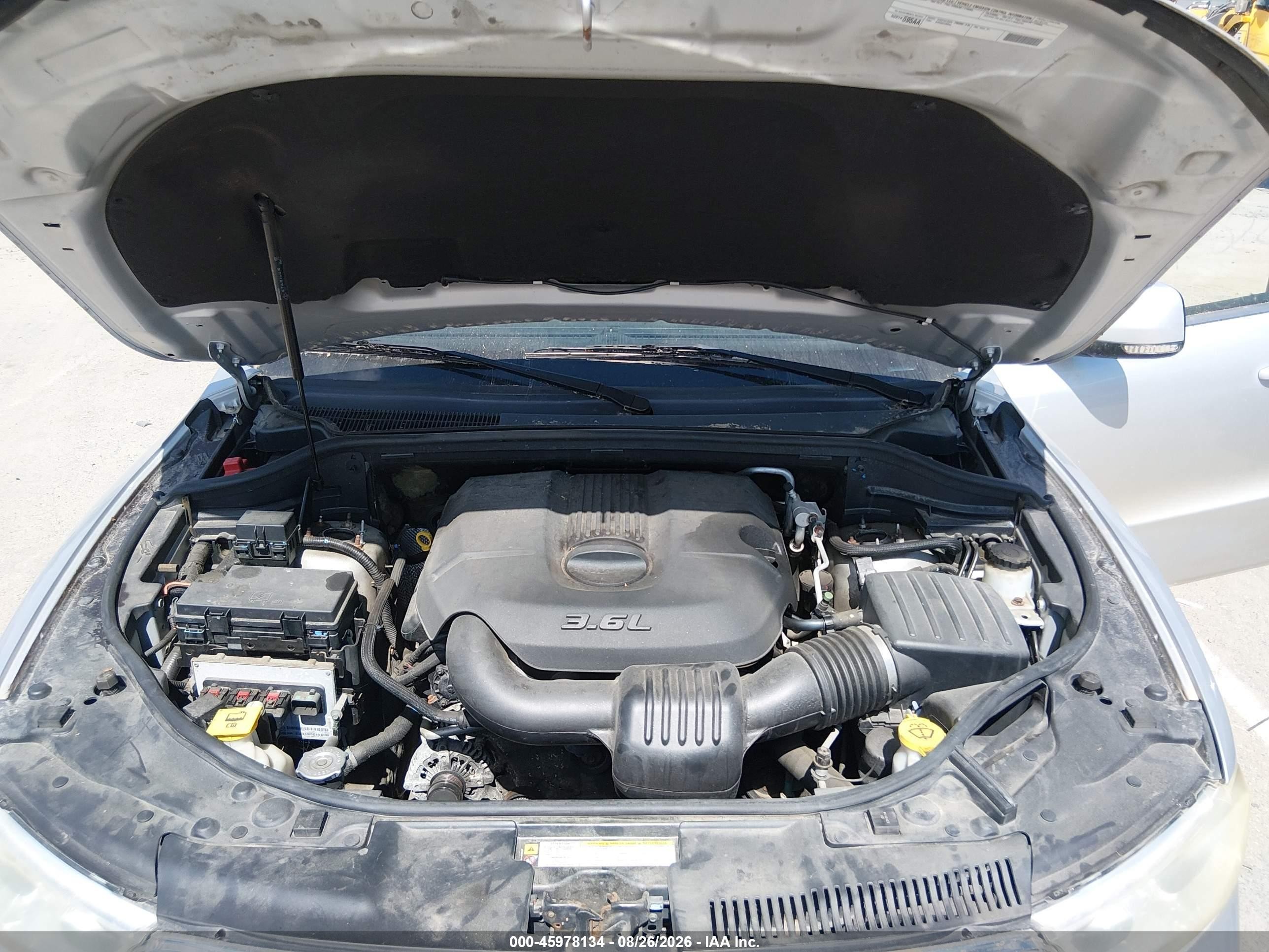 2011 Dodge Durango Crew Серебряный vin: 1D4RE4GG8BC660567