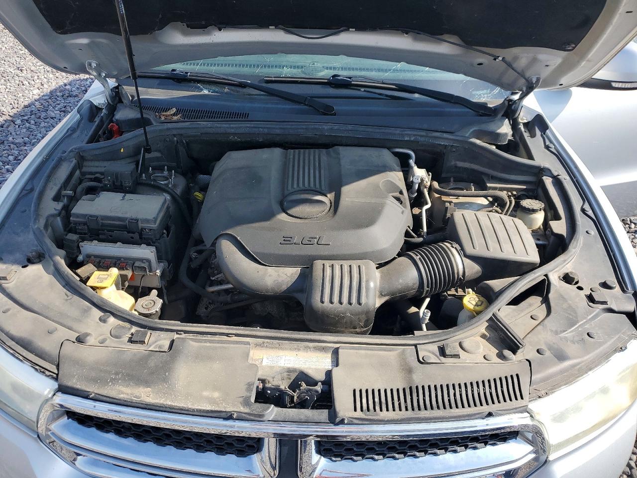 2011 Dodge Durango Crew Silver vin: 1D4RE4GG8BC677255