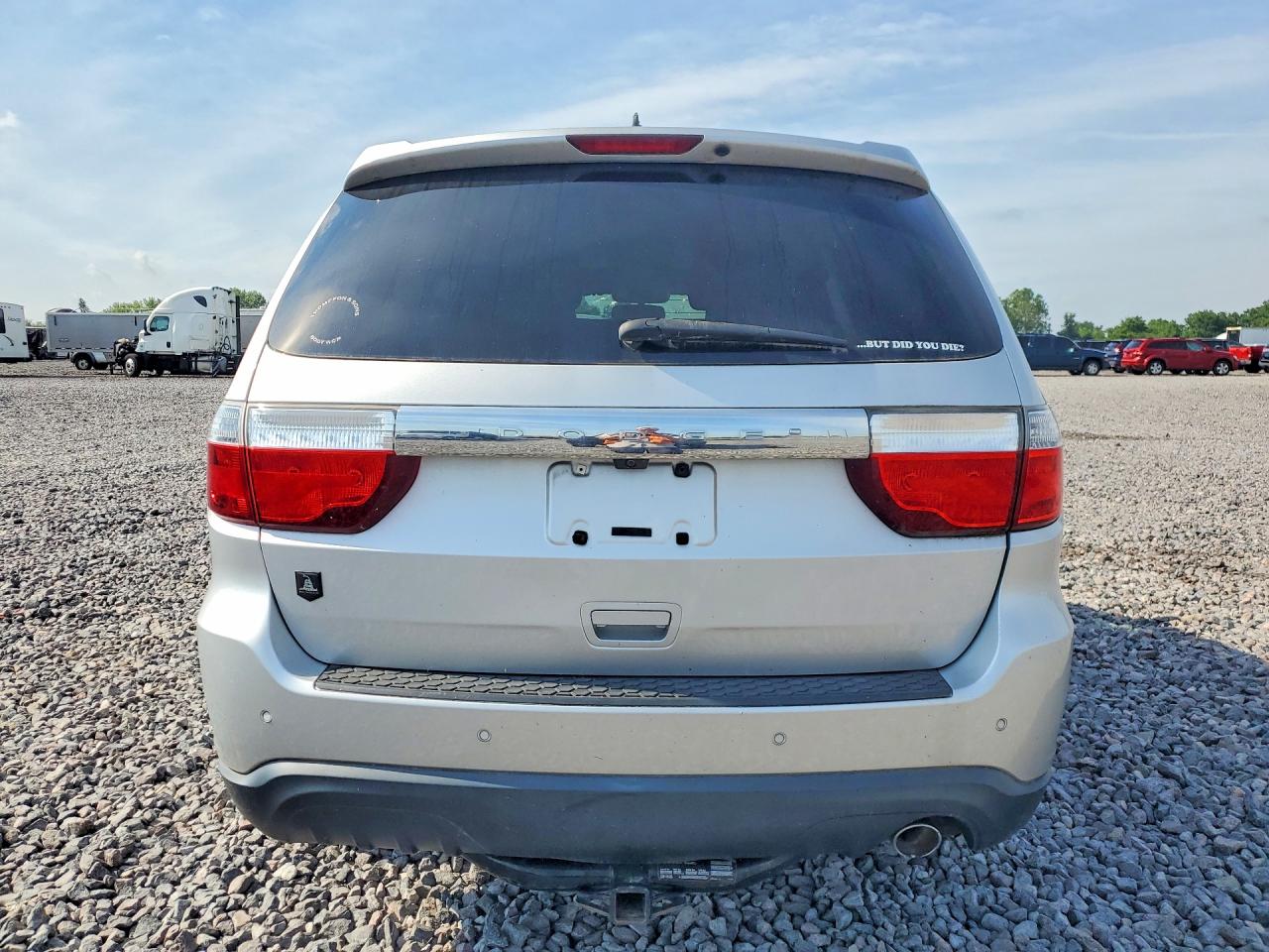 2011 Dodge Durango Crew Silver vin: 1D4RE4GG8BC677255