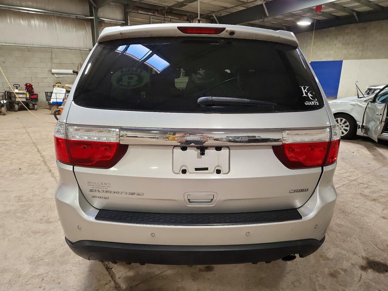 2011 Dodge Durango Crew Silver vin: 1D4RE4GG8BC699823