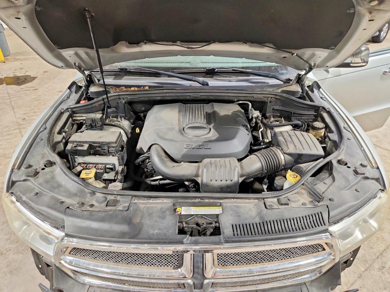 2011 Dodge Durango Crew Silver vin: 1D4RE4GG8BC699823