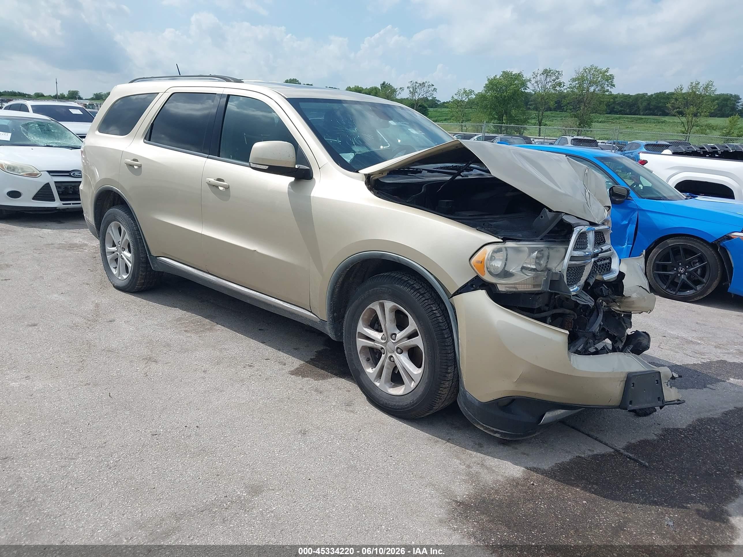 2011 Dodge Durango Crew Золотой vin: 1D4RE4GG8BC740743