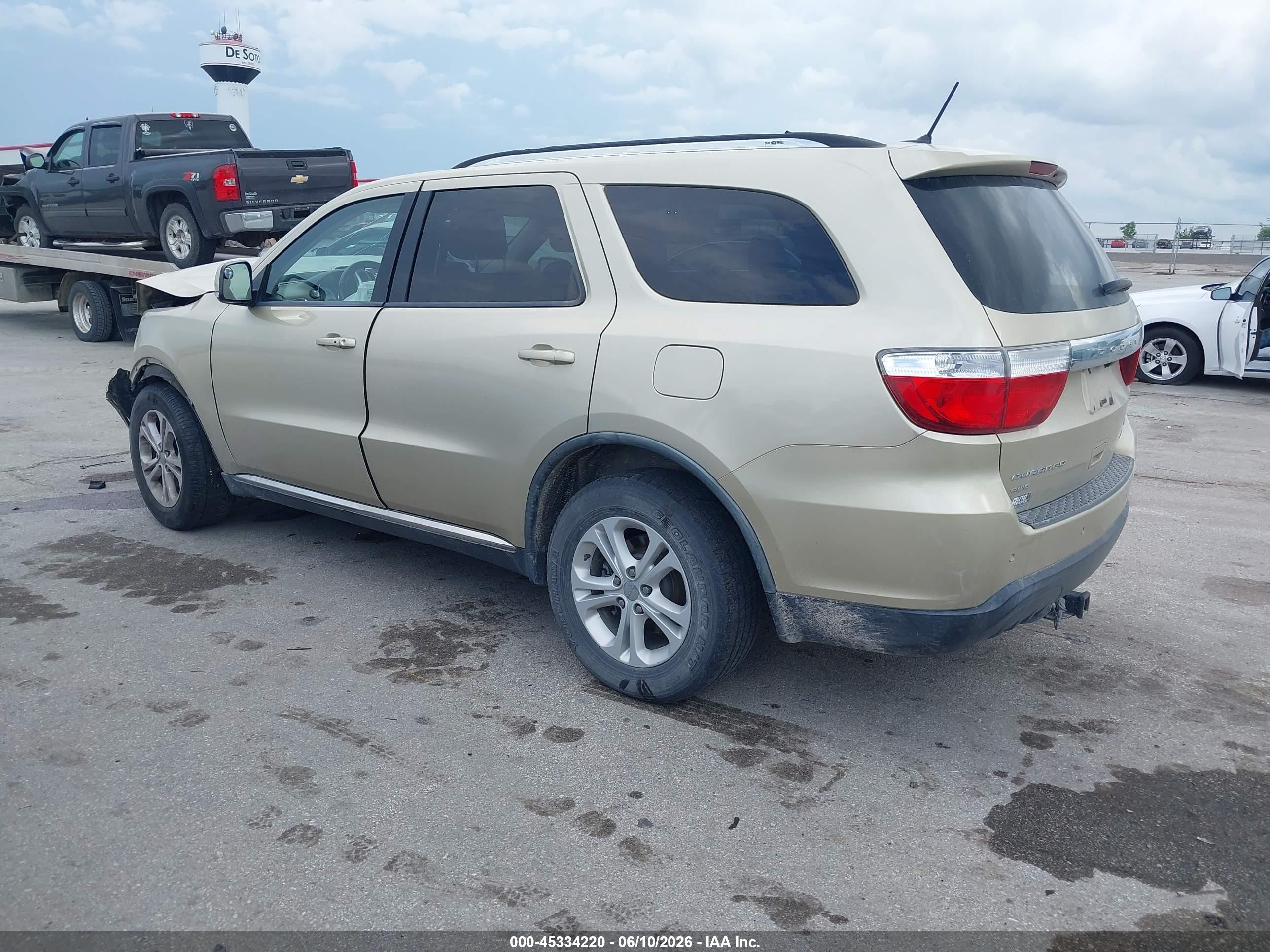 2011 Dodge Durango Crew Золотой vin: 1D4RE4GG8BC740743