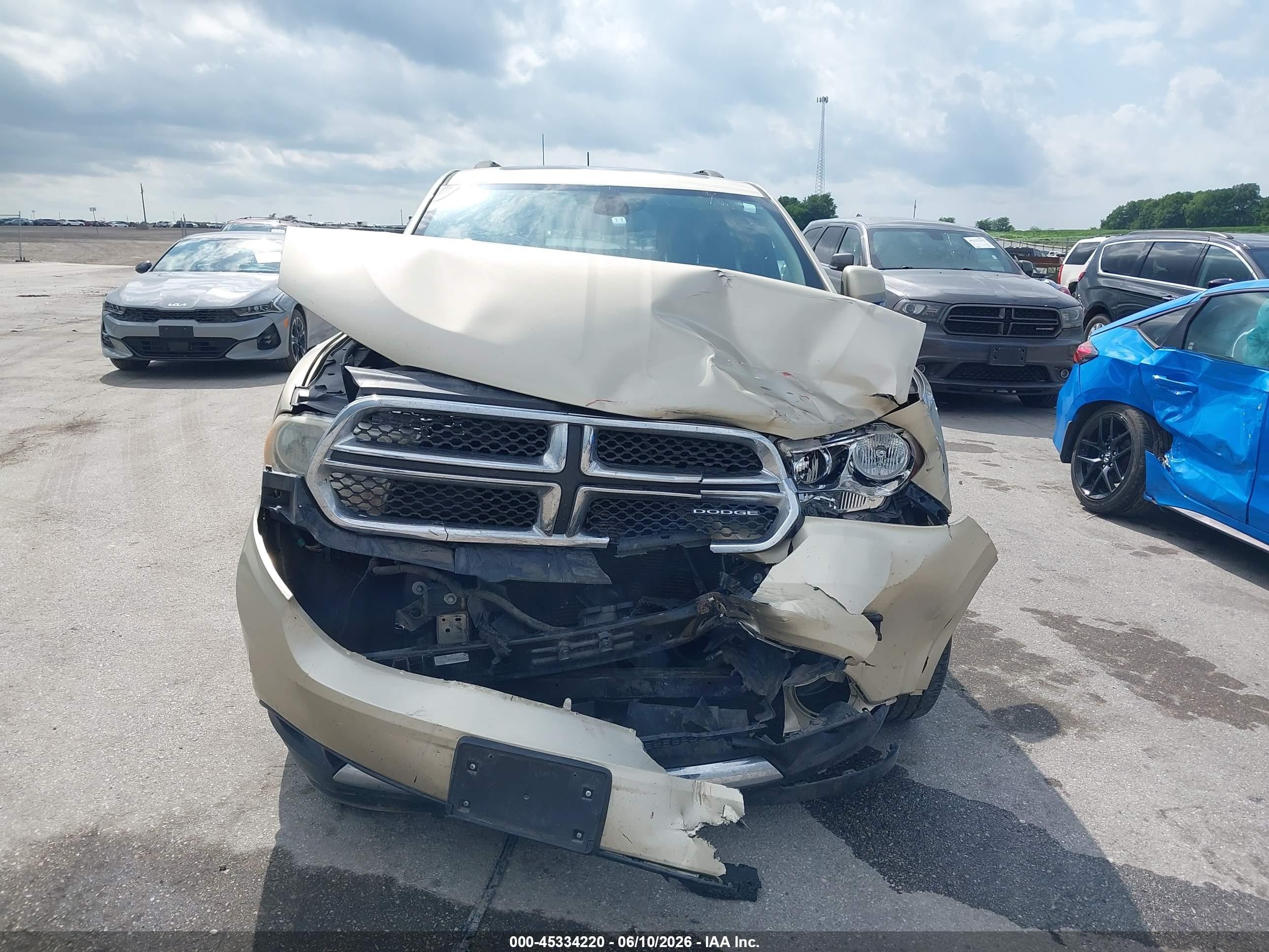 2011 Dodge Durango Crew Золотой vin: 1D4RE4GG8BC740743