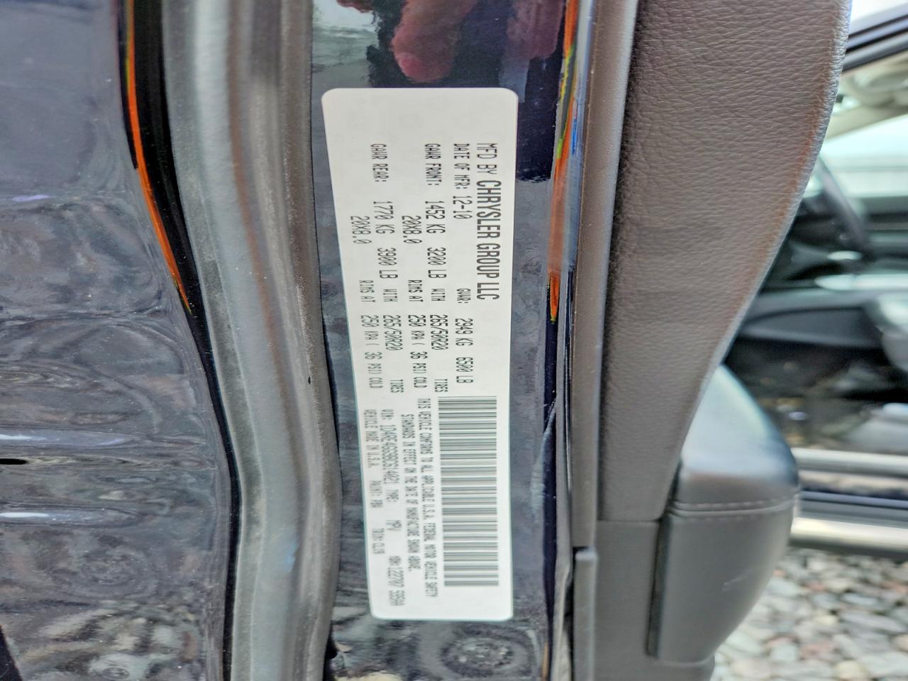 2011 Dodge Durango Crew Blue vin: 1D4RE4GG9BC614021