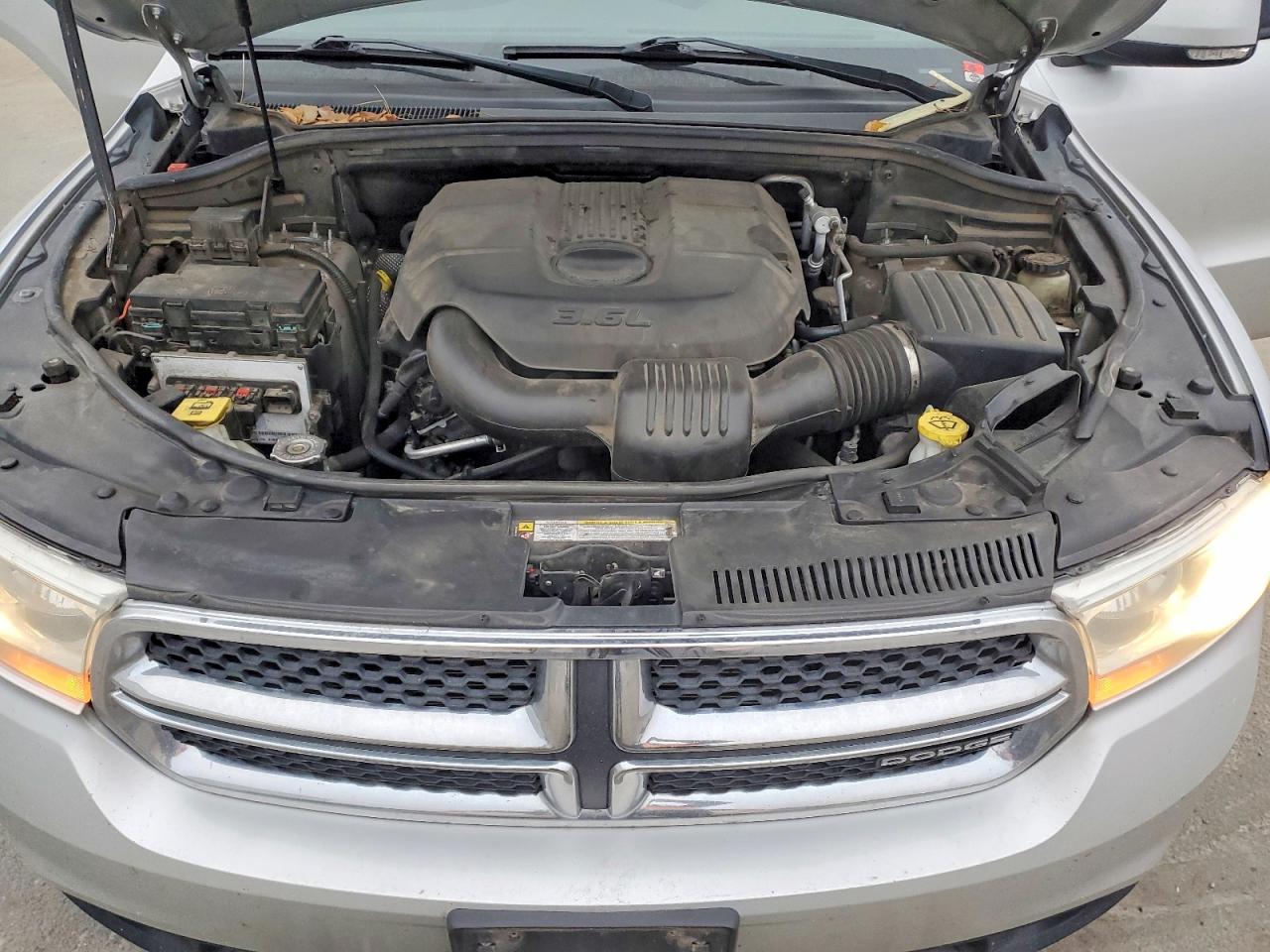 2011 Dodge Durango Crew Silver vin: 1D4RE4GGXBC667228