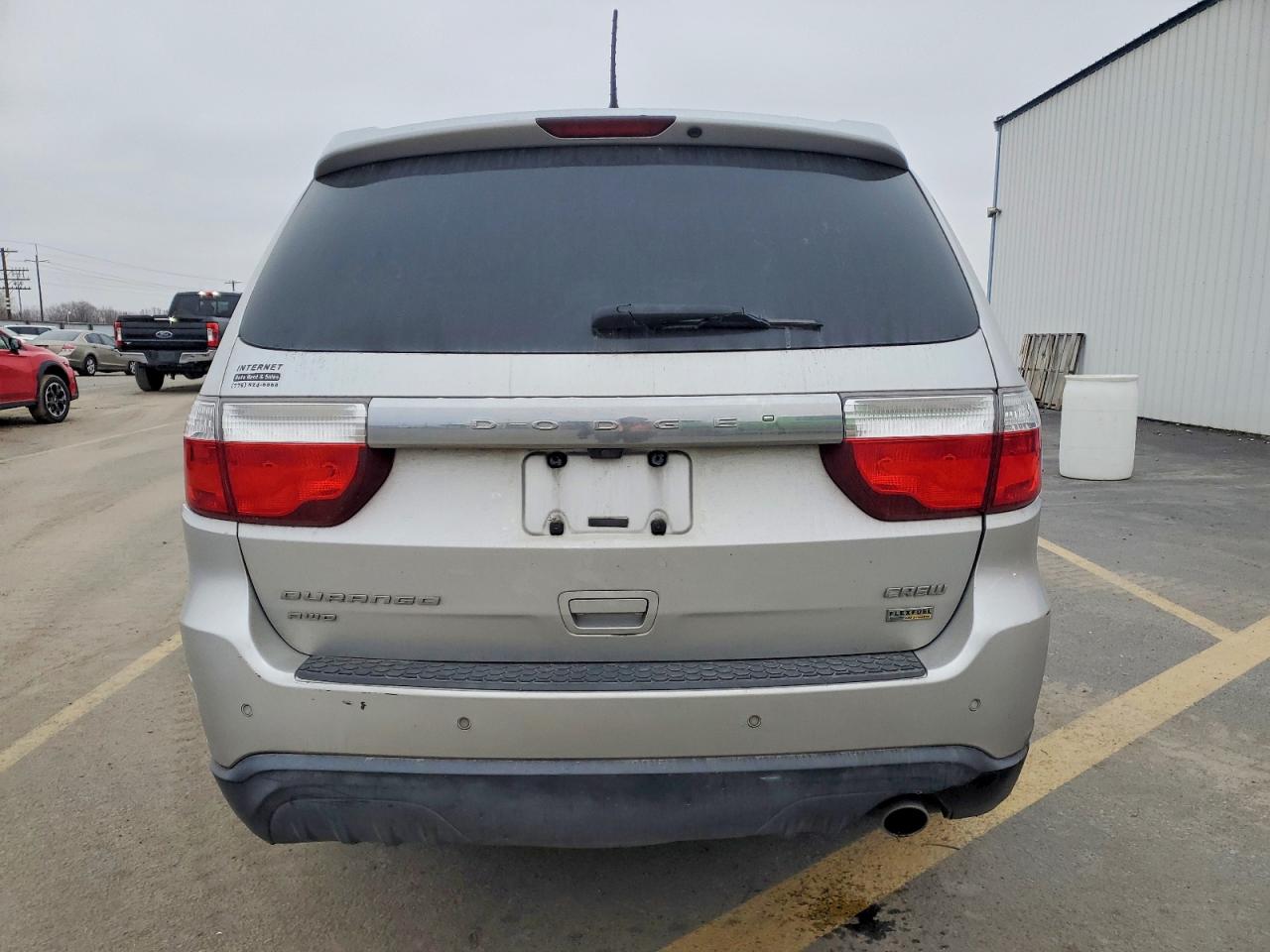 2011 Dodge Durango Crew Silver vin: 1D4RE4GGXBC667228