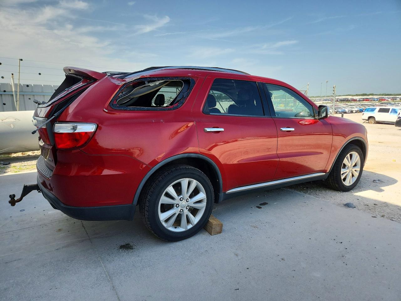 2011 Dodge Durango Crew Red vin: 1D4RE4GGXBC668024
