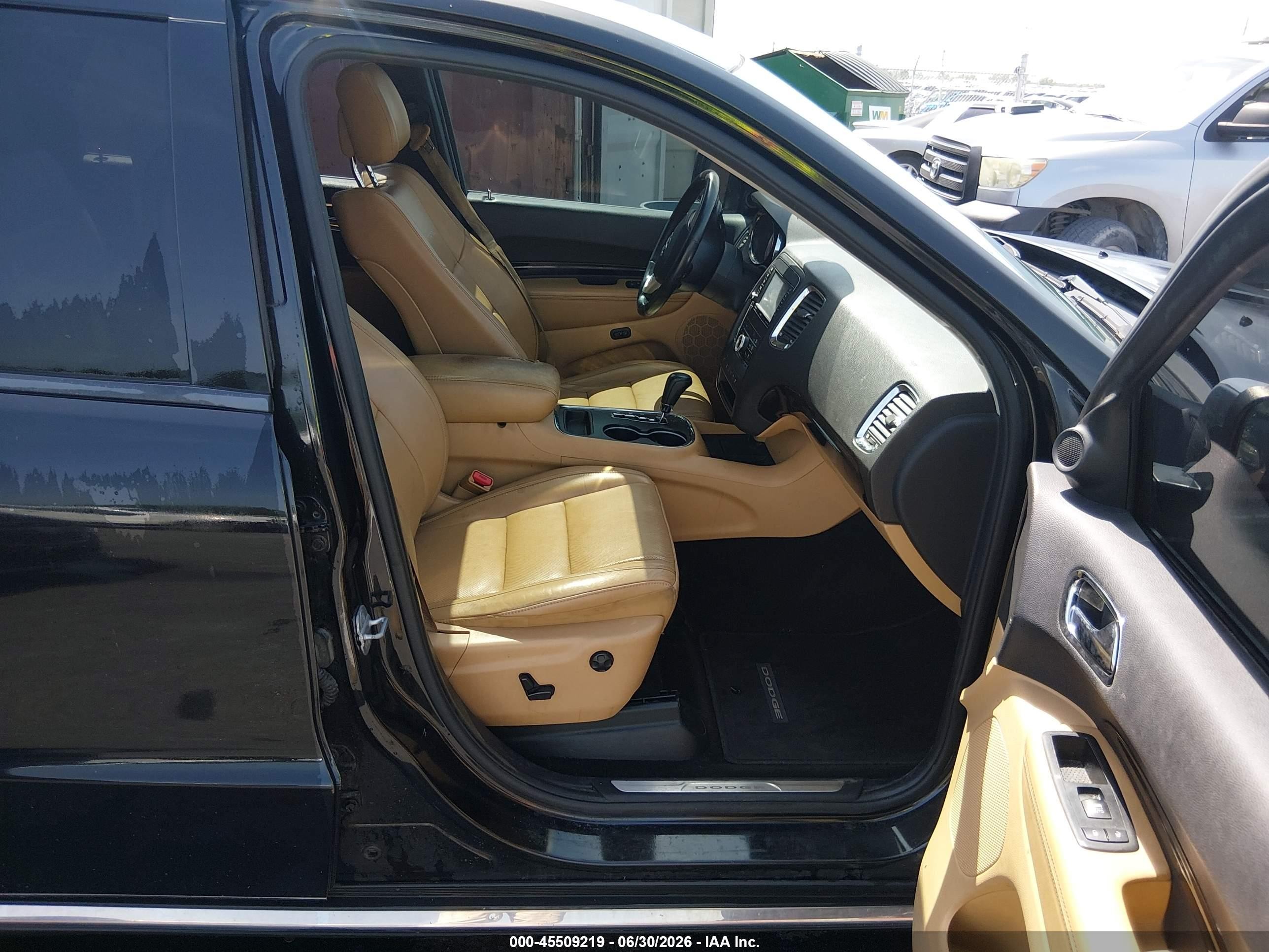 2011 Dodge Durango Citadel Black vin: 1D4RE5GG2BC677449