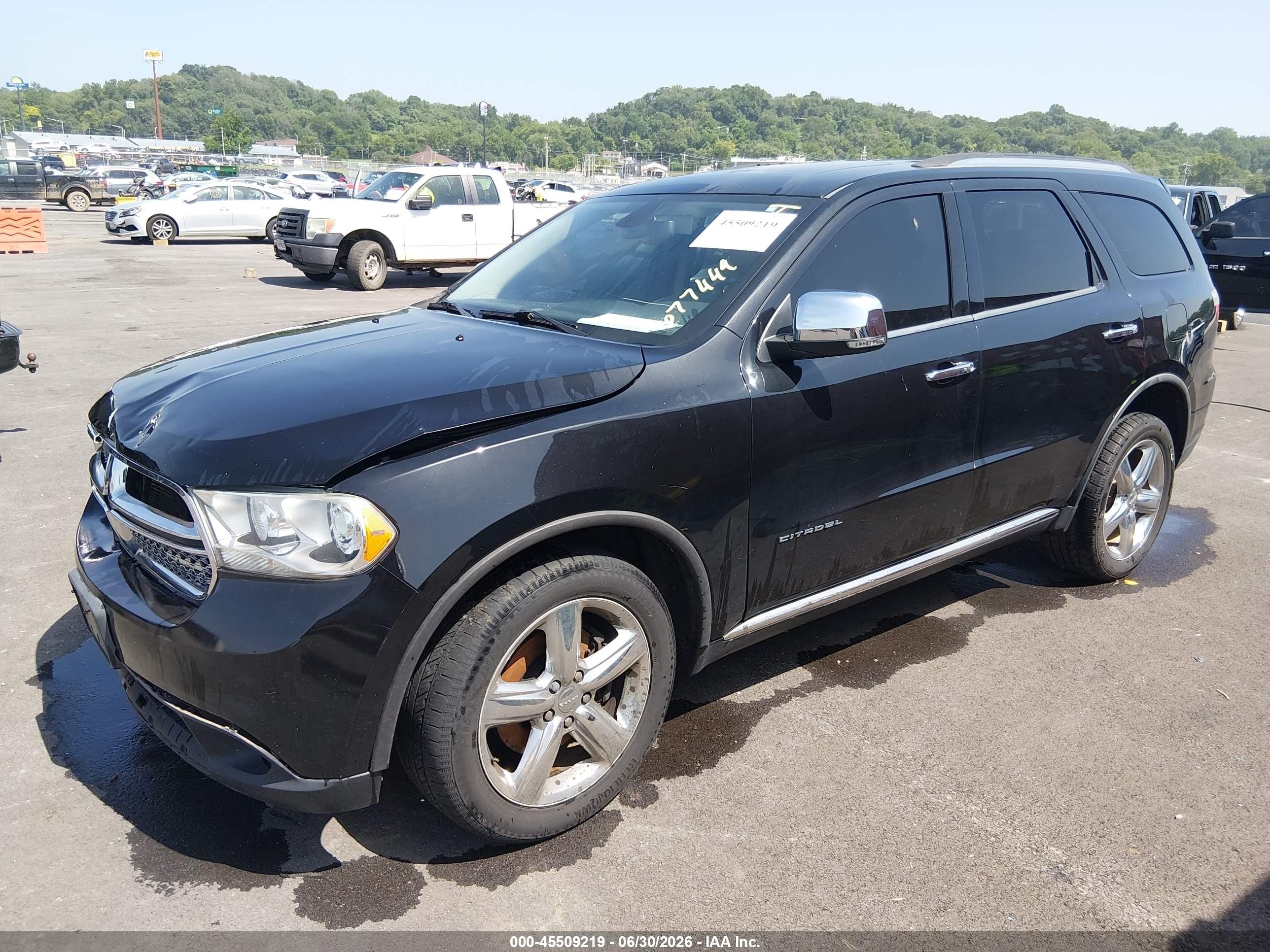 2011 Dodge Durango Citadel Black vin: 1D4RE5GG2BC677449