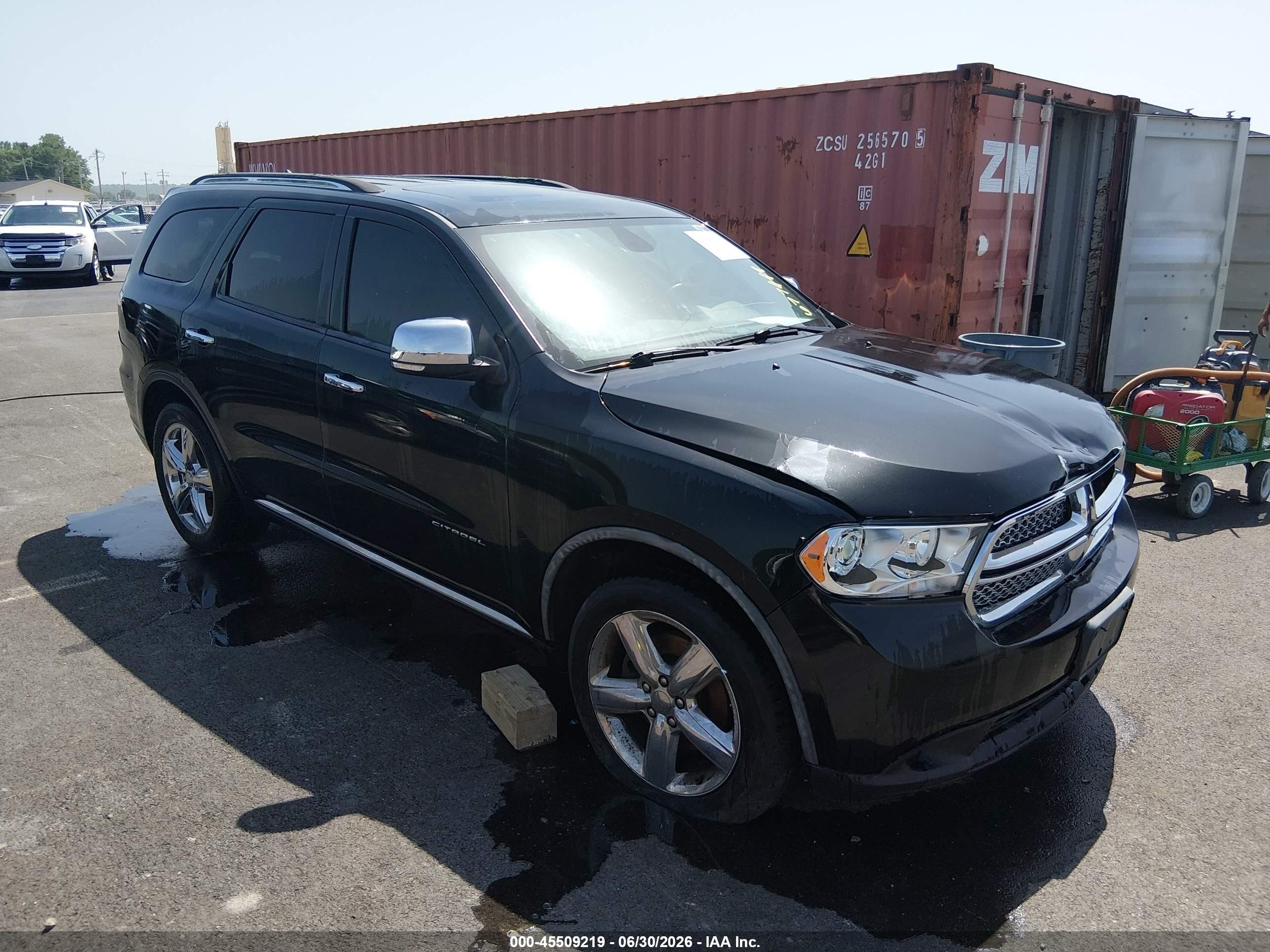 2011 Dodge Durango Citadel Black vin: 1D4RE5GG2BC677449