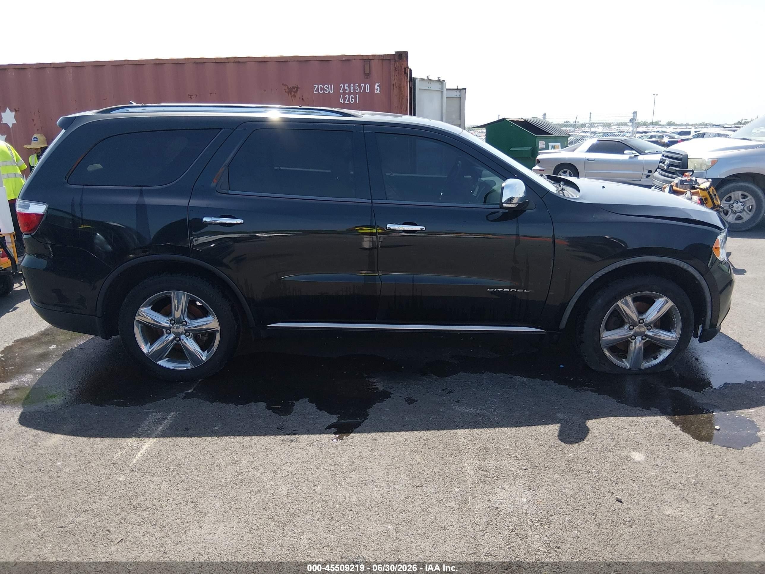 2011 Dodge Durango Citadel Black vin: 1D4RE5GG2BC677449