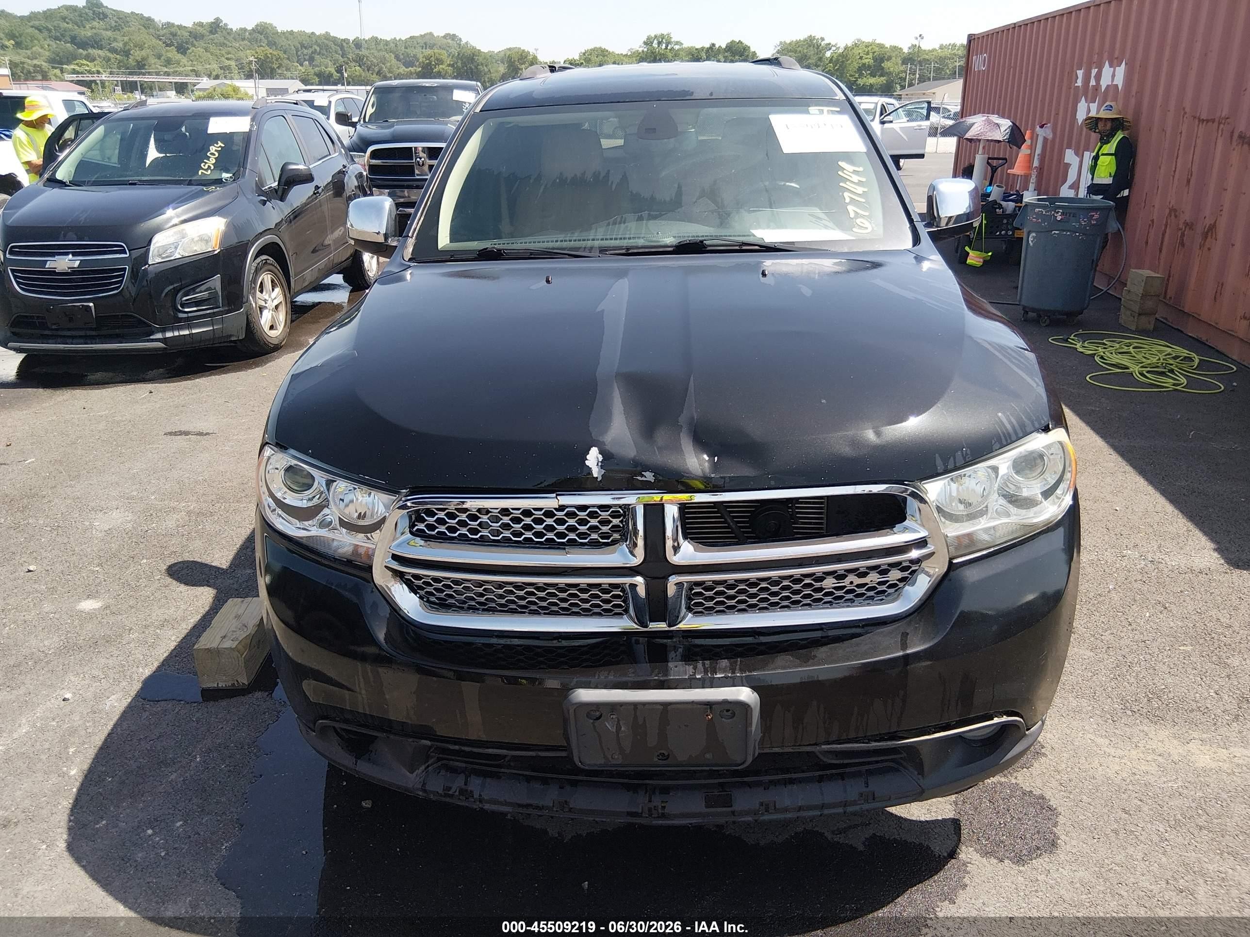 2011 Dodge Durango Citadel Black vin: 1D4RE5GG2BC677449