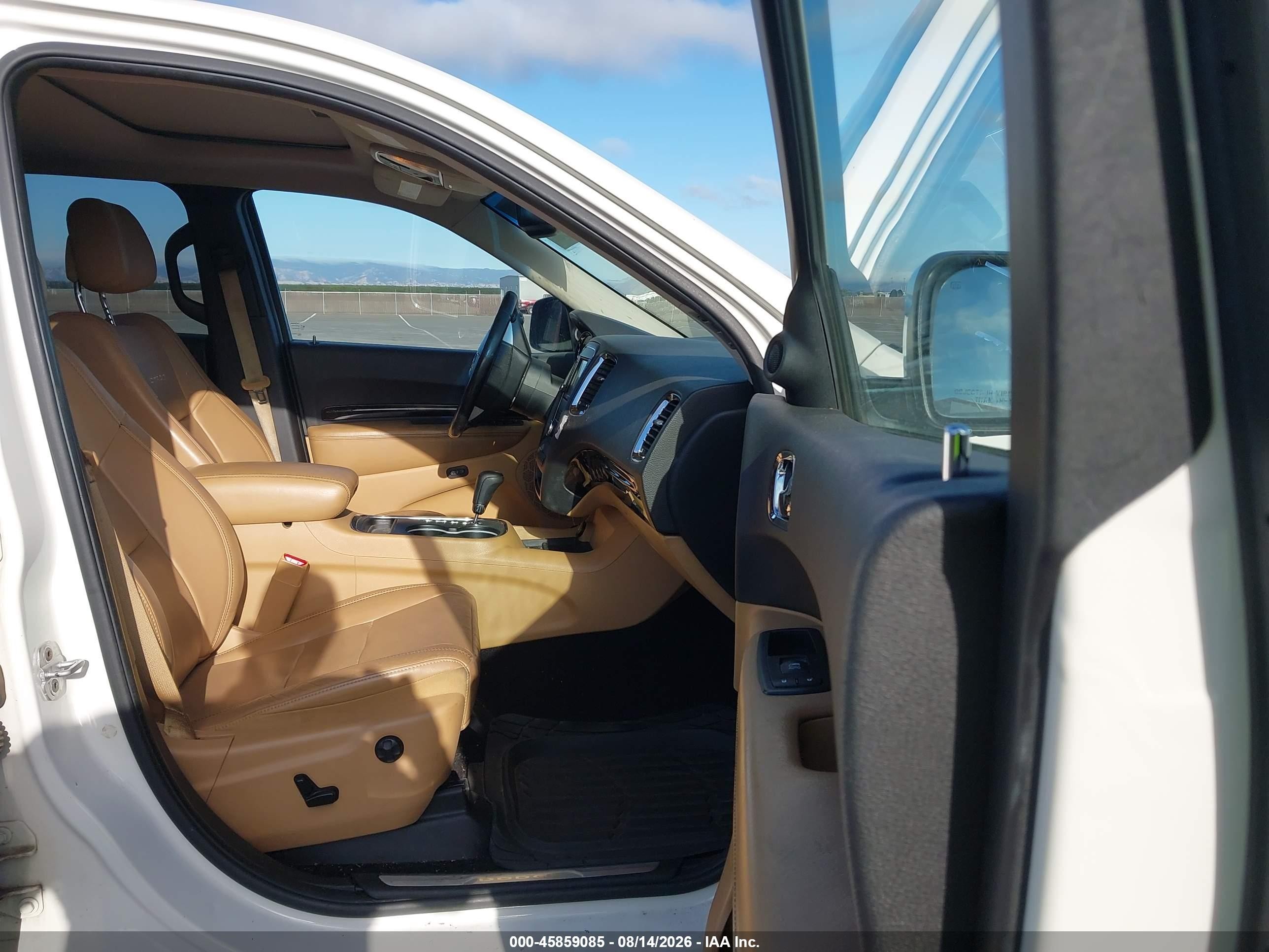 2011 Dodge Durango Citadel Белый vin: 1D4RE5GG4BC720575
