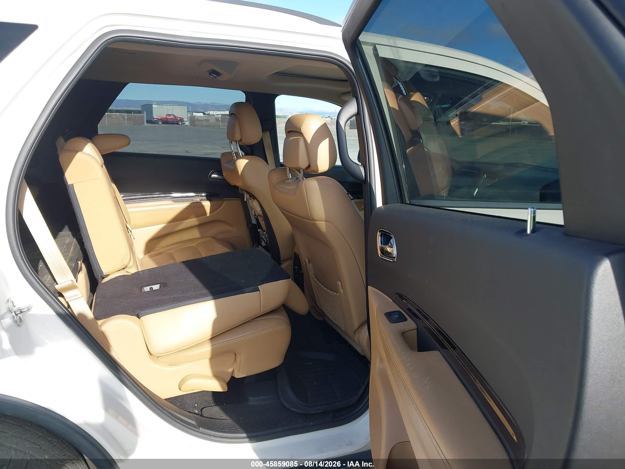 2011 Dodge Durango Citadel Белый vin: 1D4RE5GG4BC720575