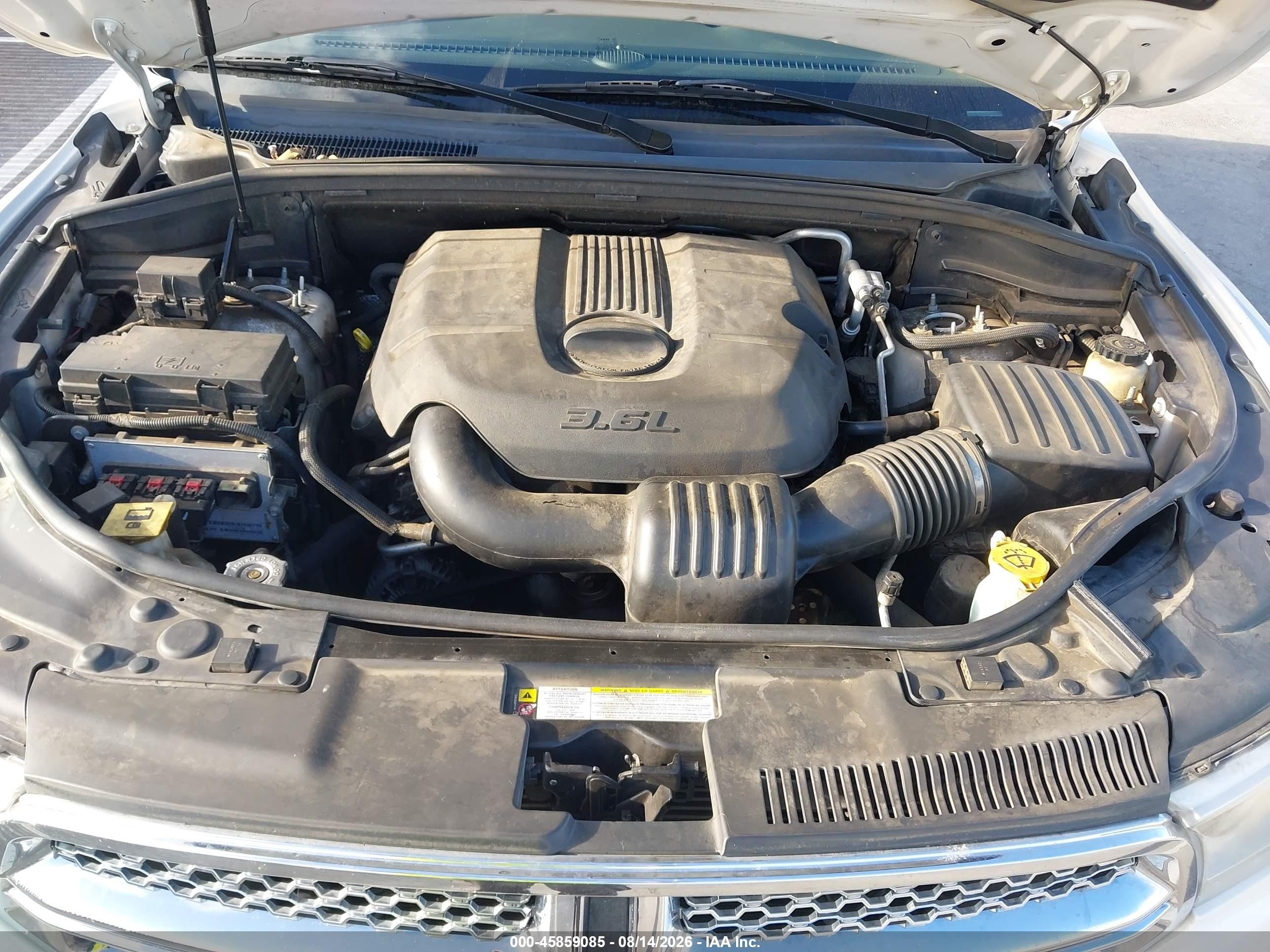 2011 Dodge Durango Citadel Белый vin: 1D4RE5GG4BC720575