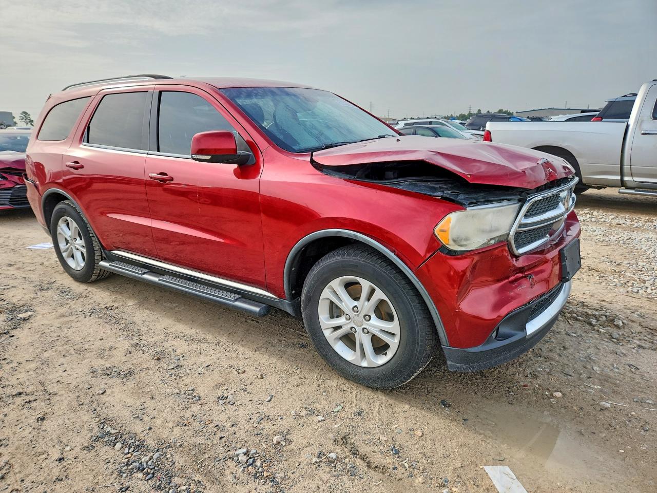 2011 Dodge Durango Crew Red vin: 1D4SD4GT1BC674361