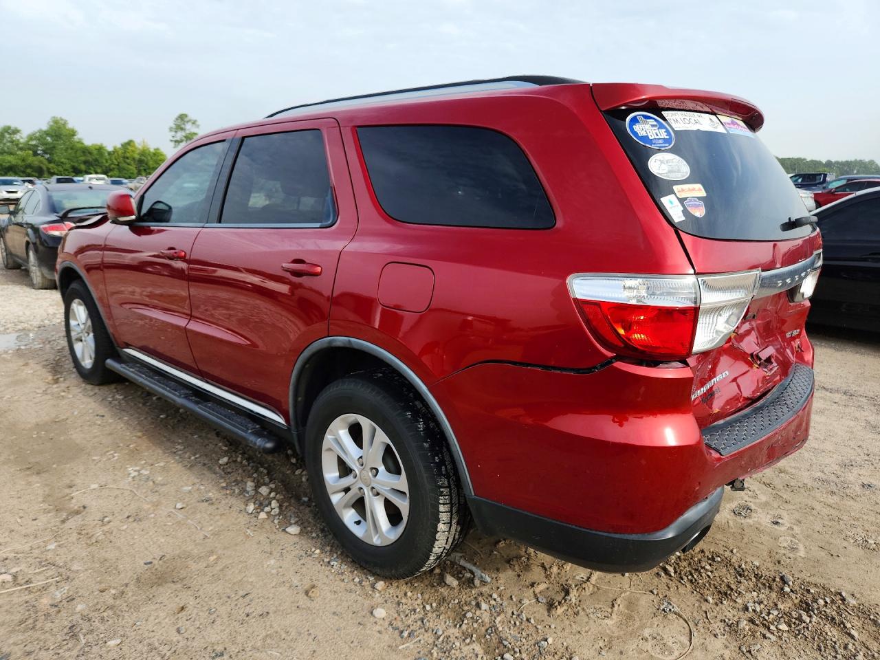 2011 Dodge Durango Crew Red vin: 1D4SD4GT1BC674361