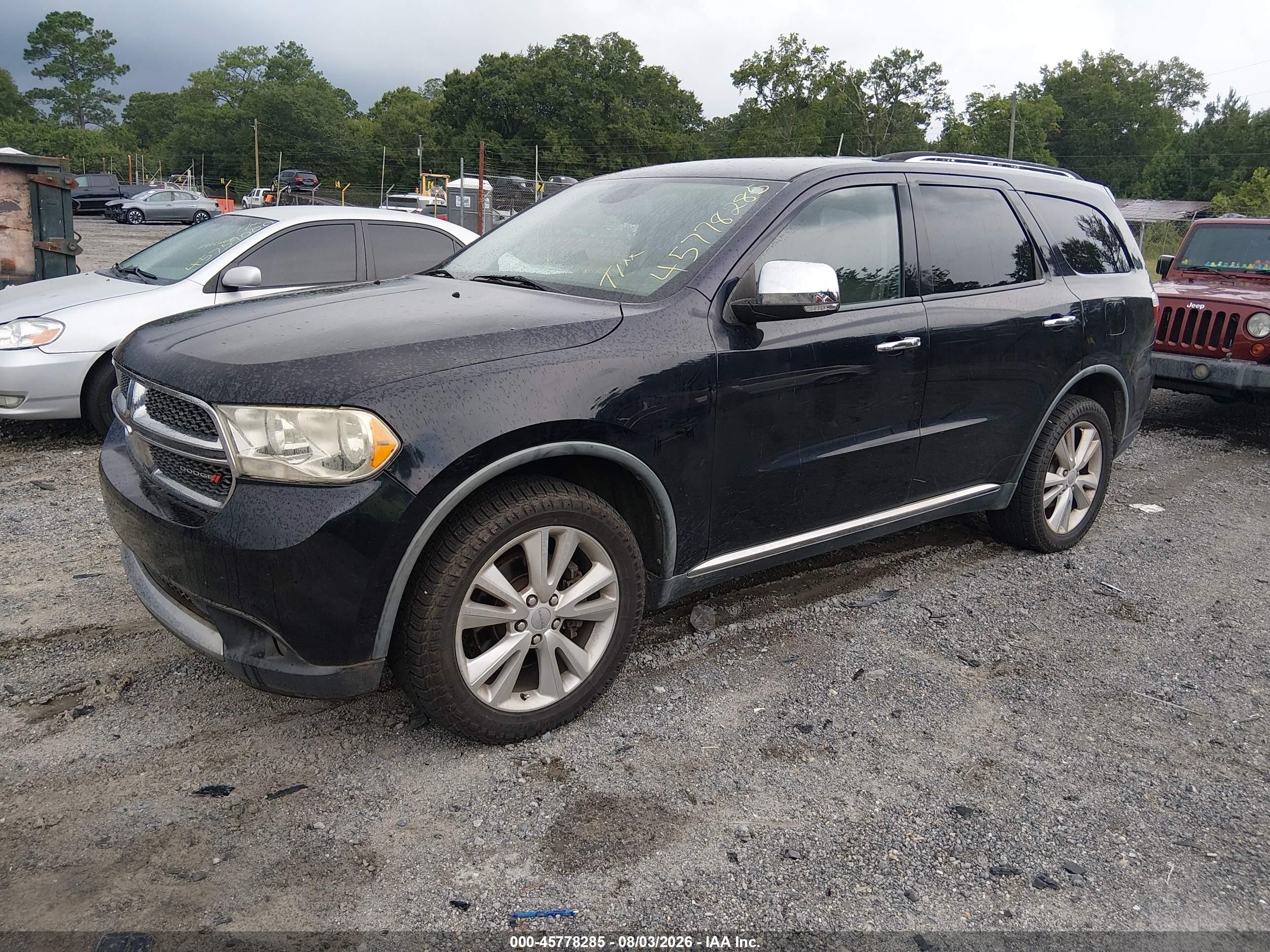 2011 Dodge Durango Crew Blue vin: 1D4SD4GT3BC696880