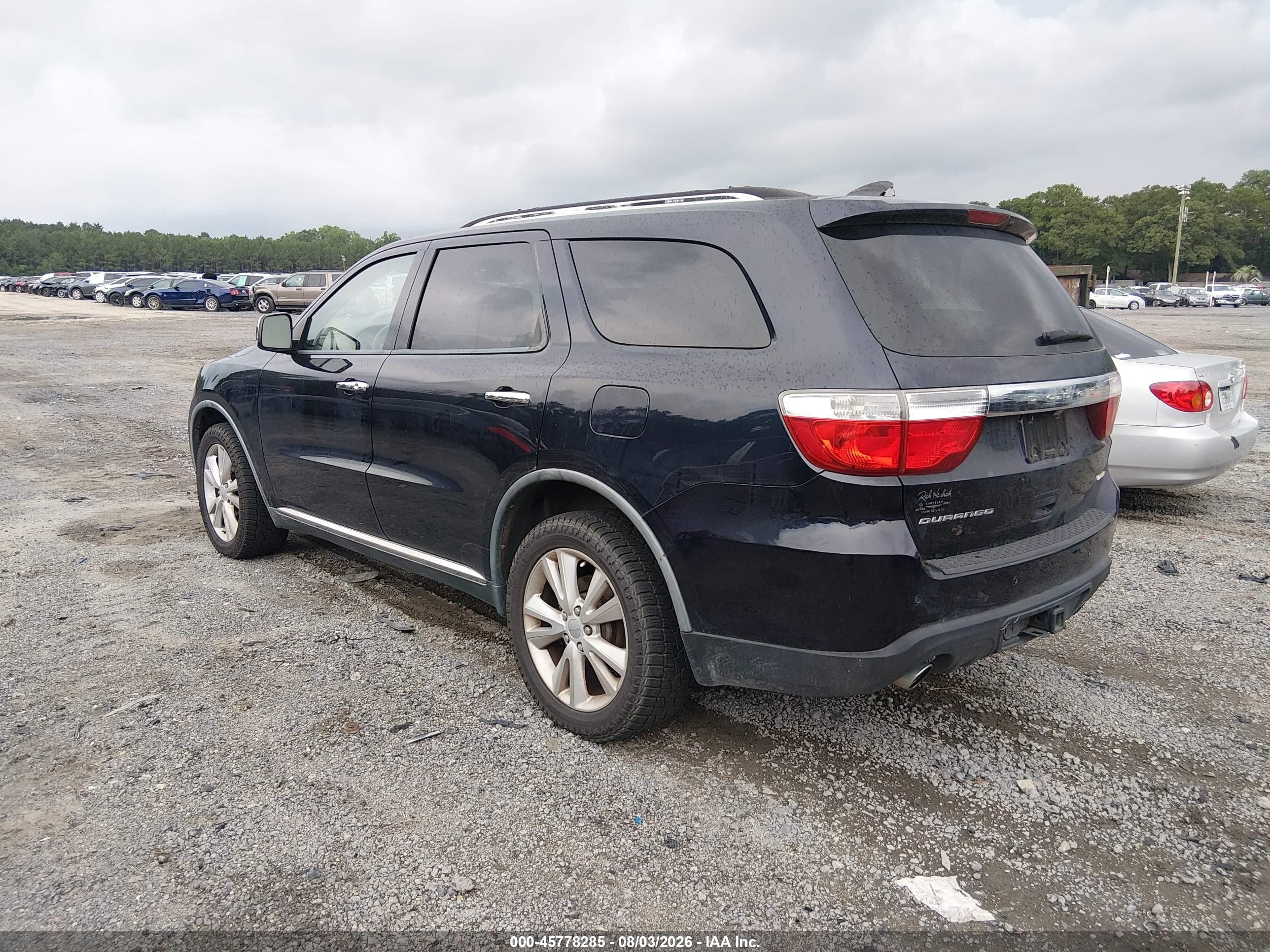 2011 Dodge Durango Crew Blue vin: 1D4SD4GT3BC696880